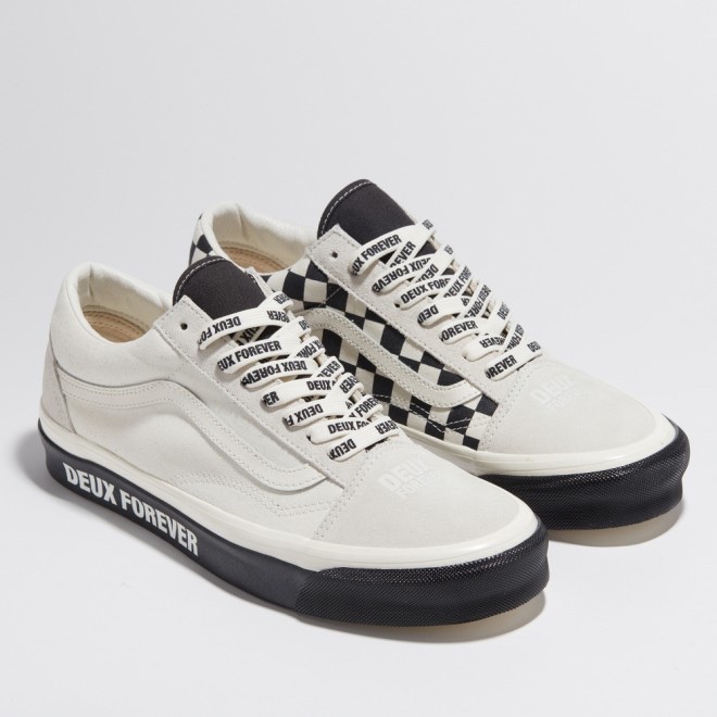 Vans x Deux Old Skool 36 DX Creamwhite 착용 스타일 - 3