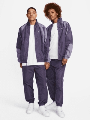 Nike x Drake Nocta NRG Nylon Track Jacket Dark Raisin - Asia 착용 스타일