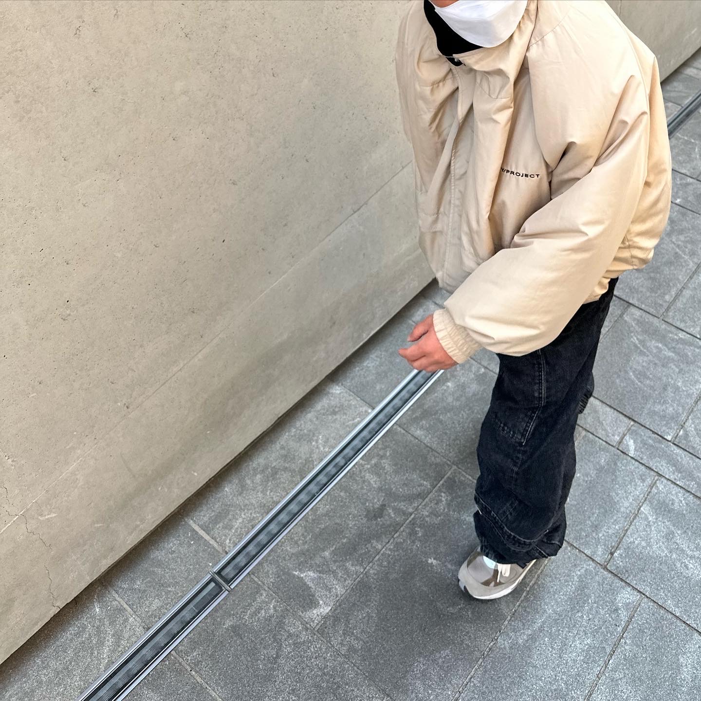 New Balance x JJJJound 991 Made in UK Grey 착용 스타일 - 3