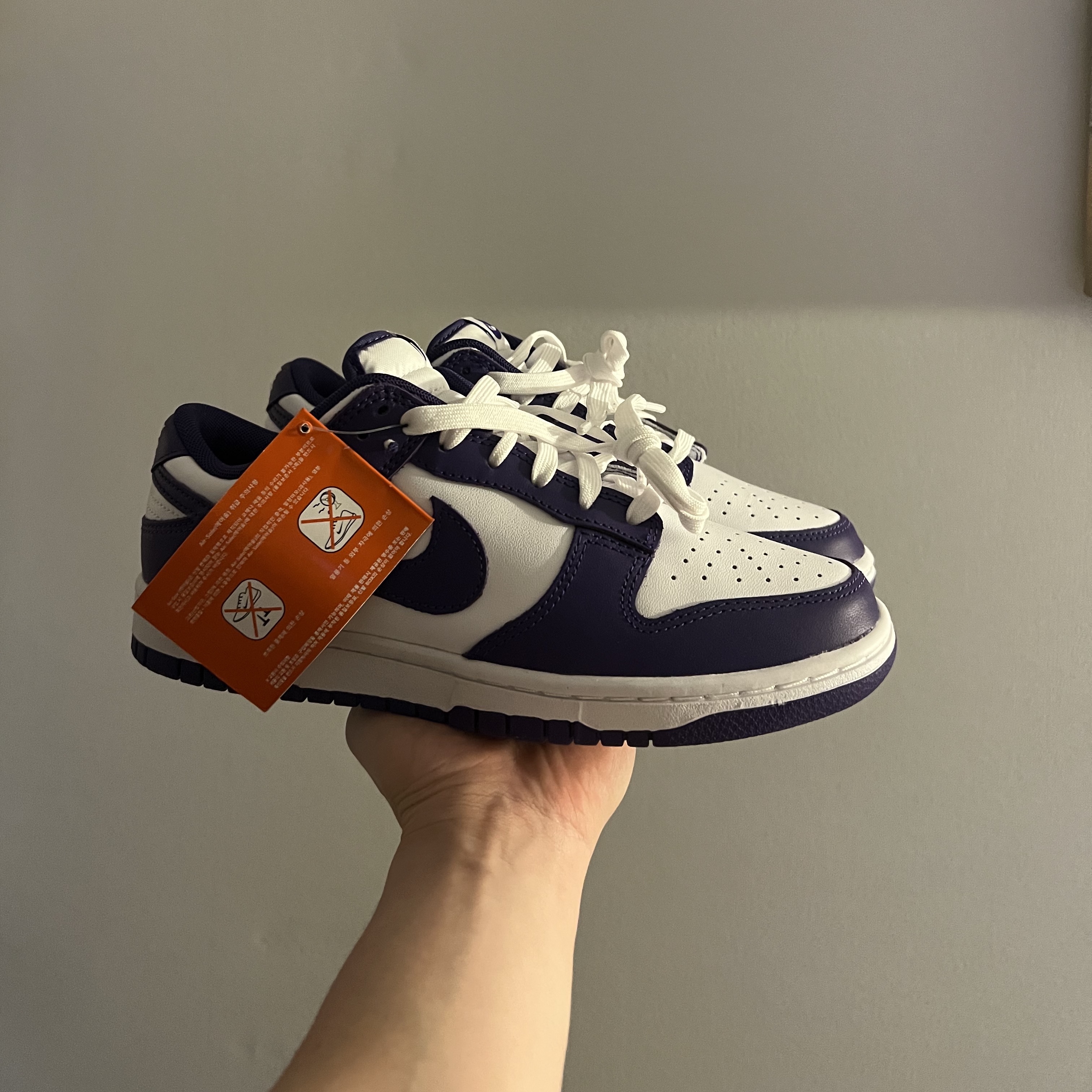 Nike Dunk Low Retro Championship Court Purple 착용 스타일