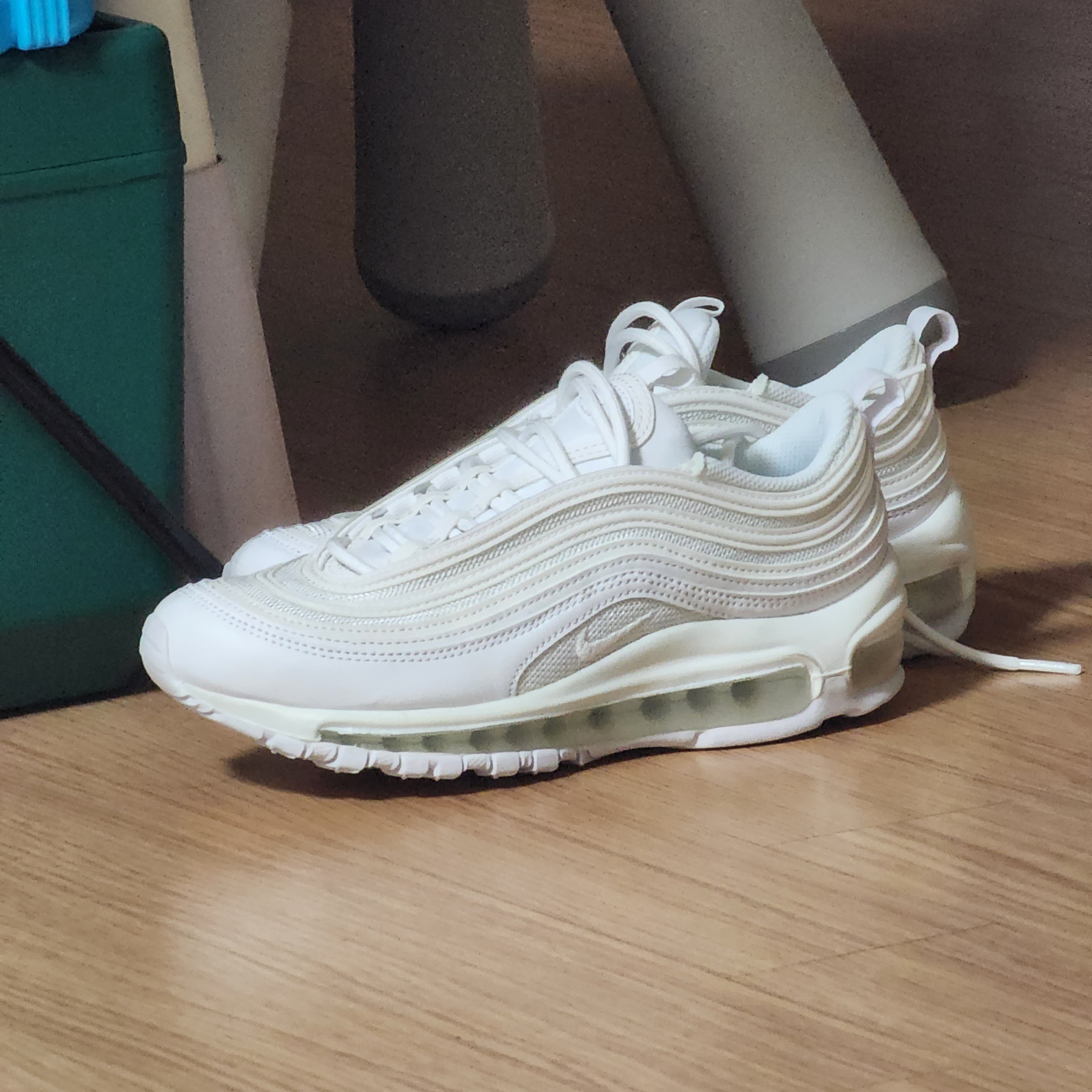 (W) Nike Air Max 97 Next Nature White 착용 스타일