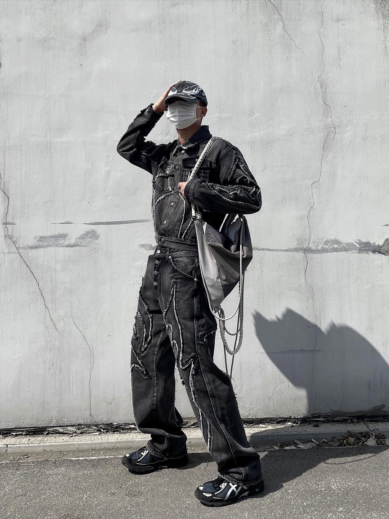Asics Gel-Venture 6 Carrier Grey 착용 스타일 - 2