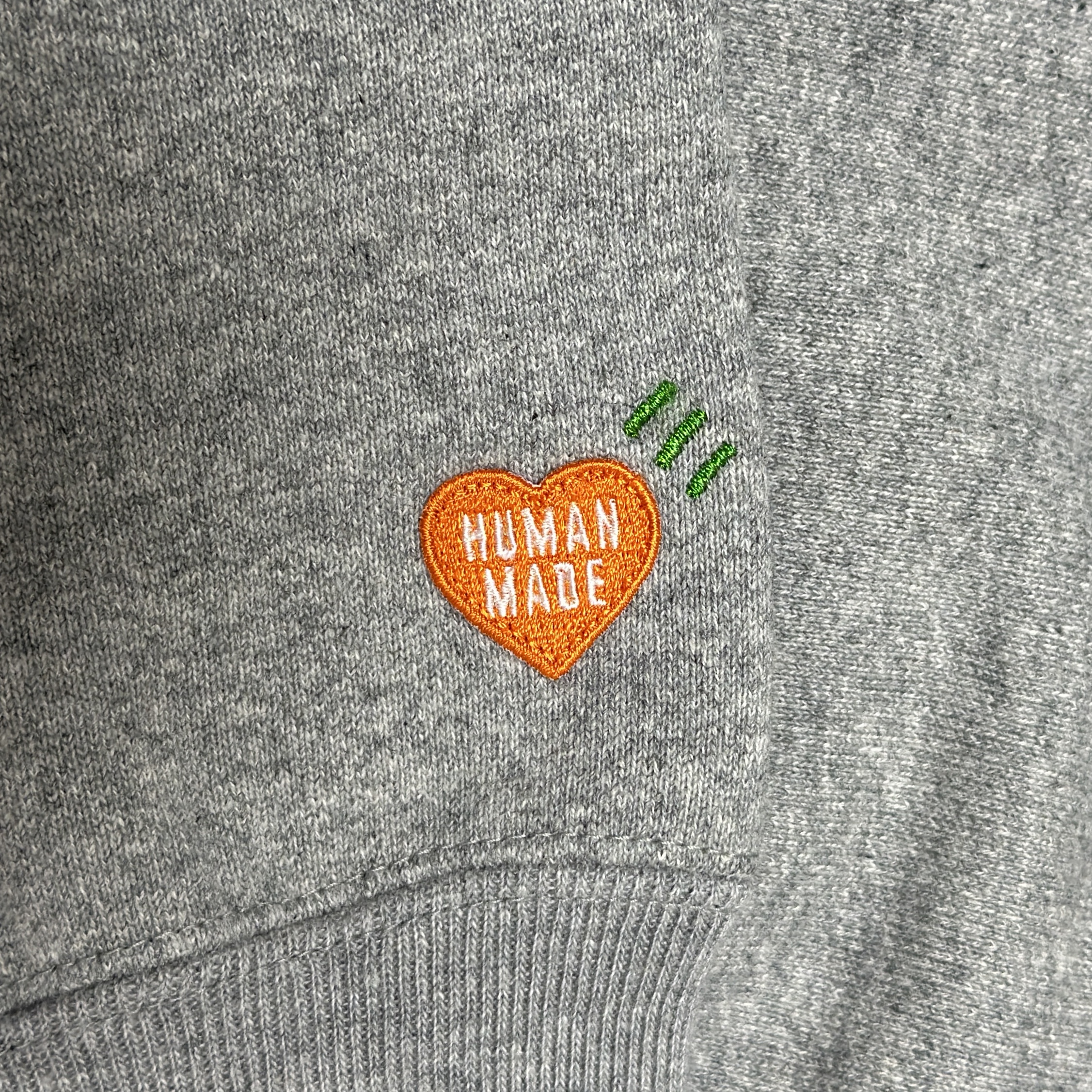 Human Made Rabbit Heavy Weight Sweatshirt Grey 착용 스타일