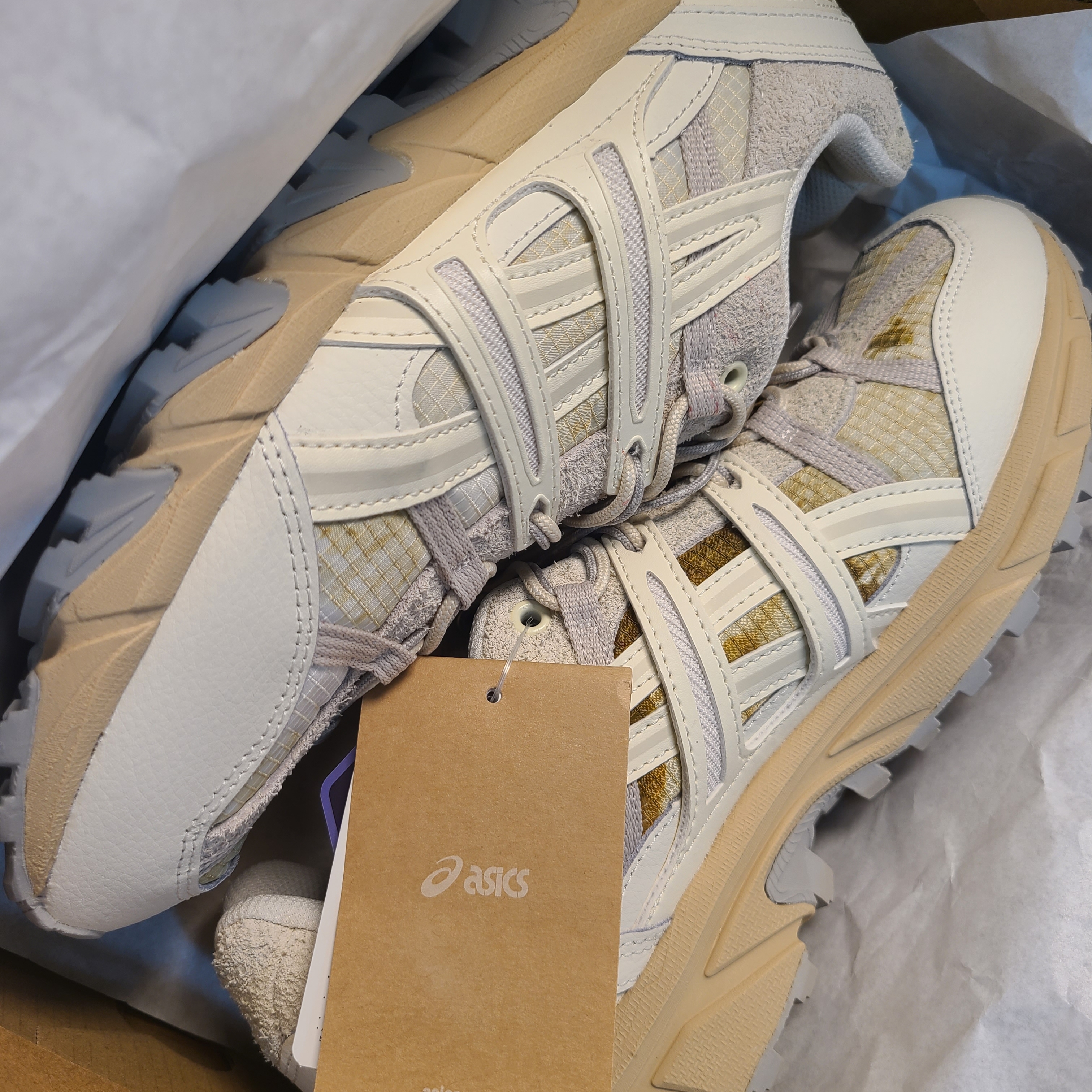 Asics Gel-Sonoma 15-50 Cream Oatmeal 착용 스타일 - 4
