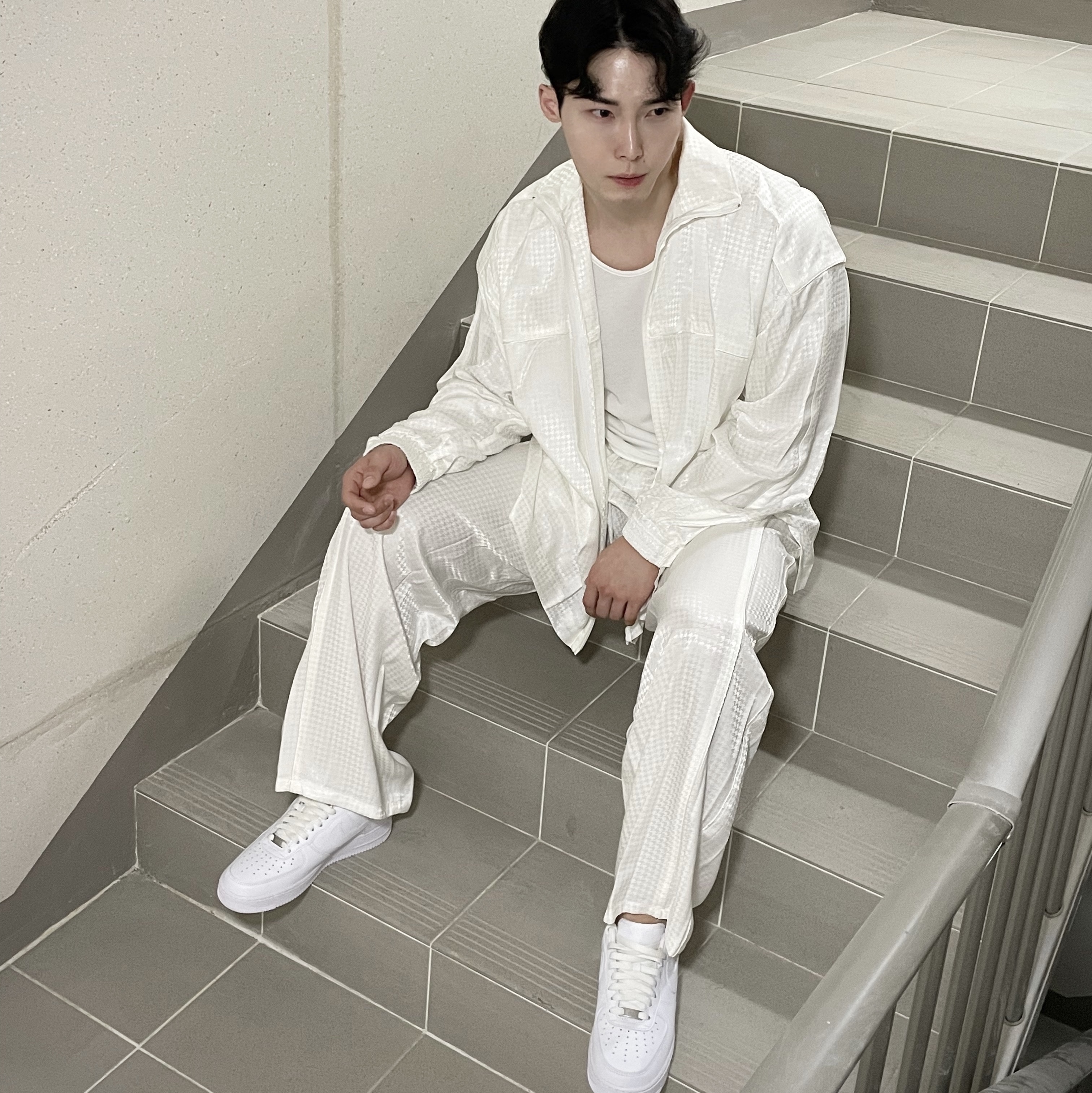 Nike Air Force 1 '07 Low White 착용 스타일