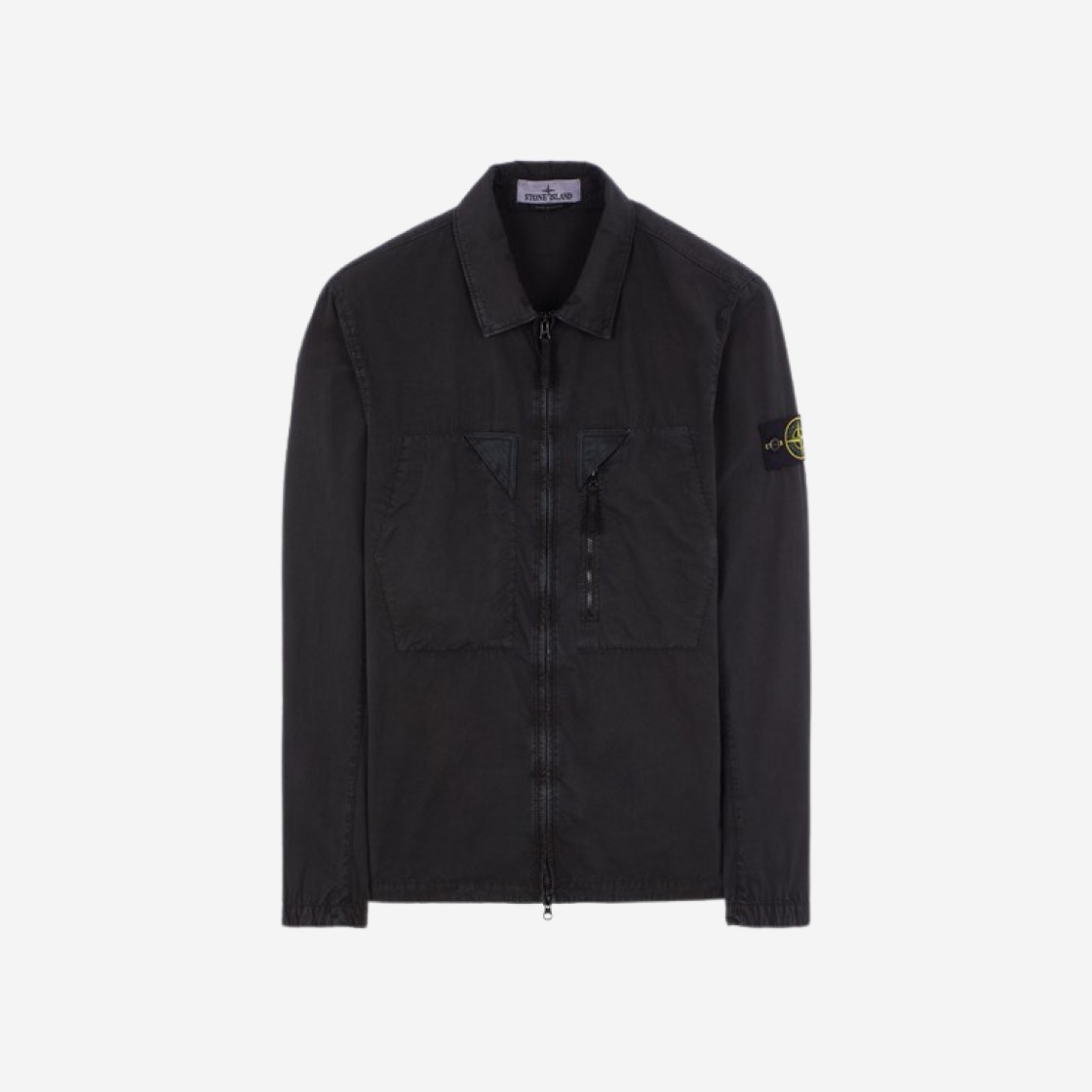 Stone Island 106WN Old Treatment Overshirt Steel Grey - 23SS 상세 이미지 1