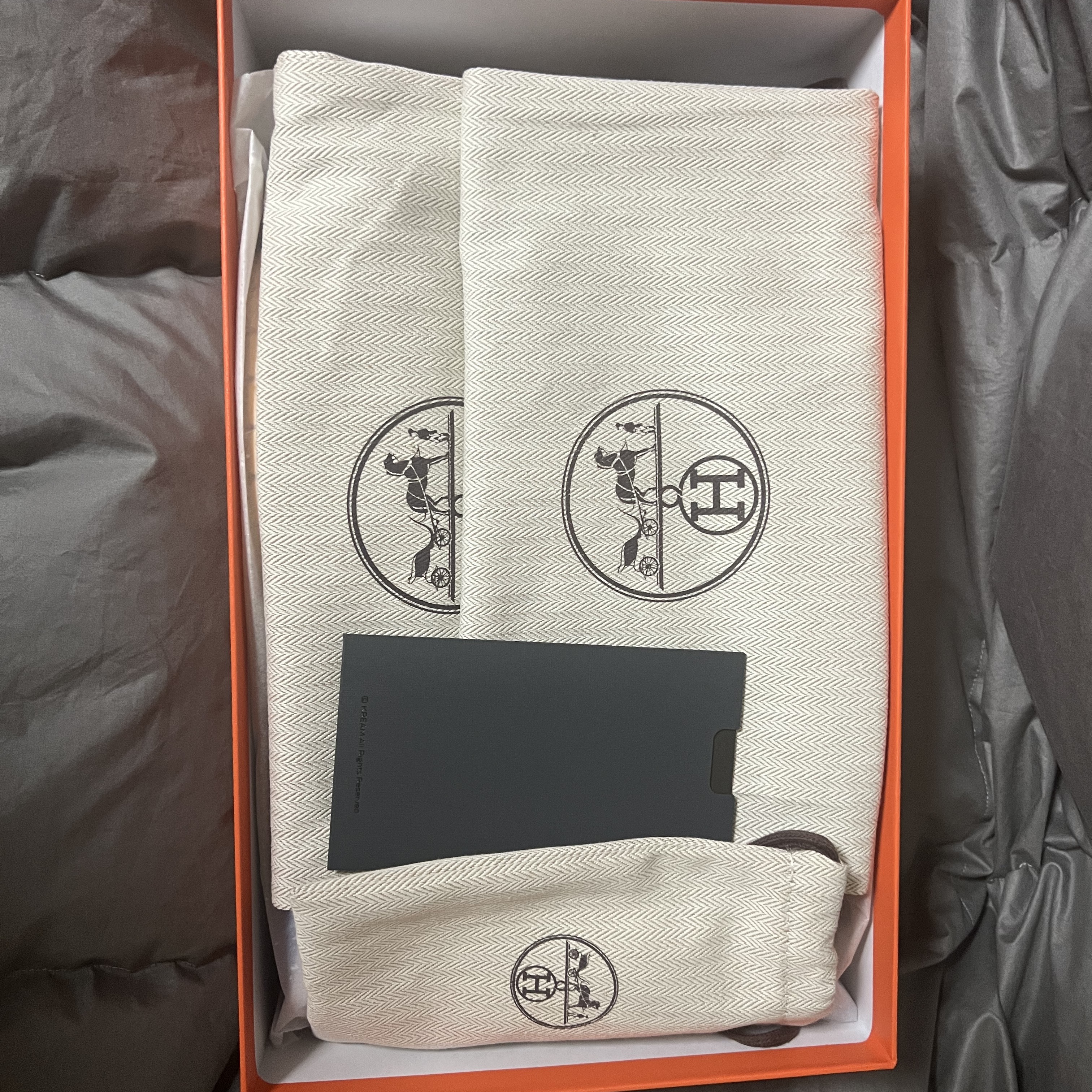 Hermes Trail Sneakers Calfskin Suede Goatskin & Multicolore Blanc 착용 스타일 - 3