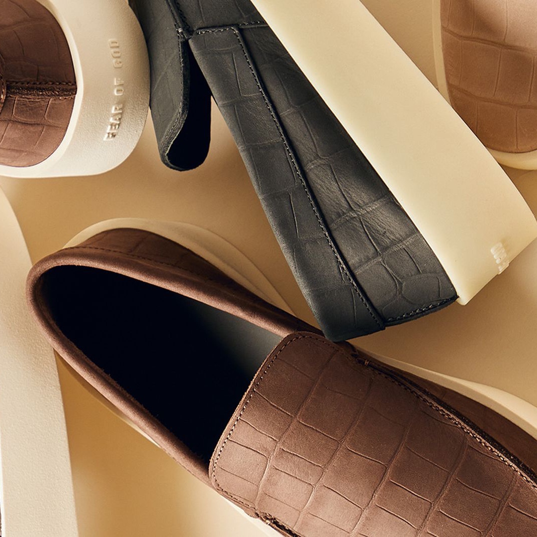 Fear of God Crocodile Leather The Loafer Off Black 착용 스타일
