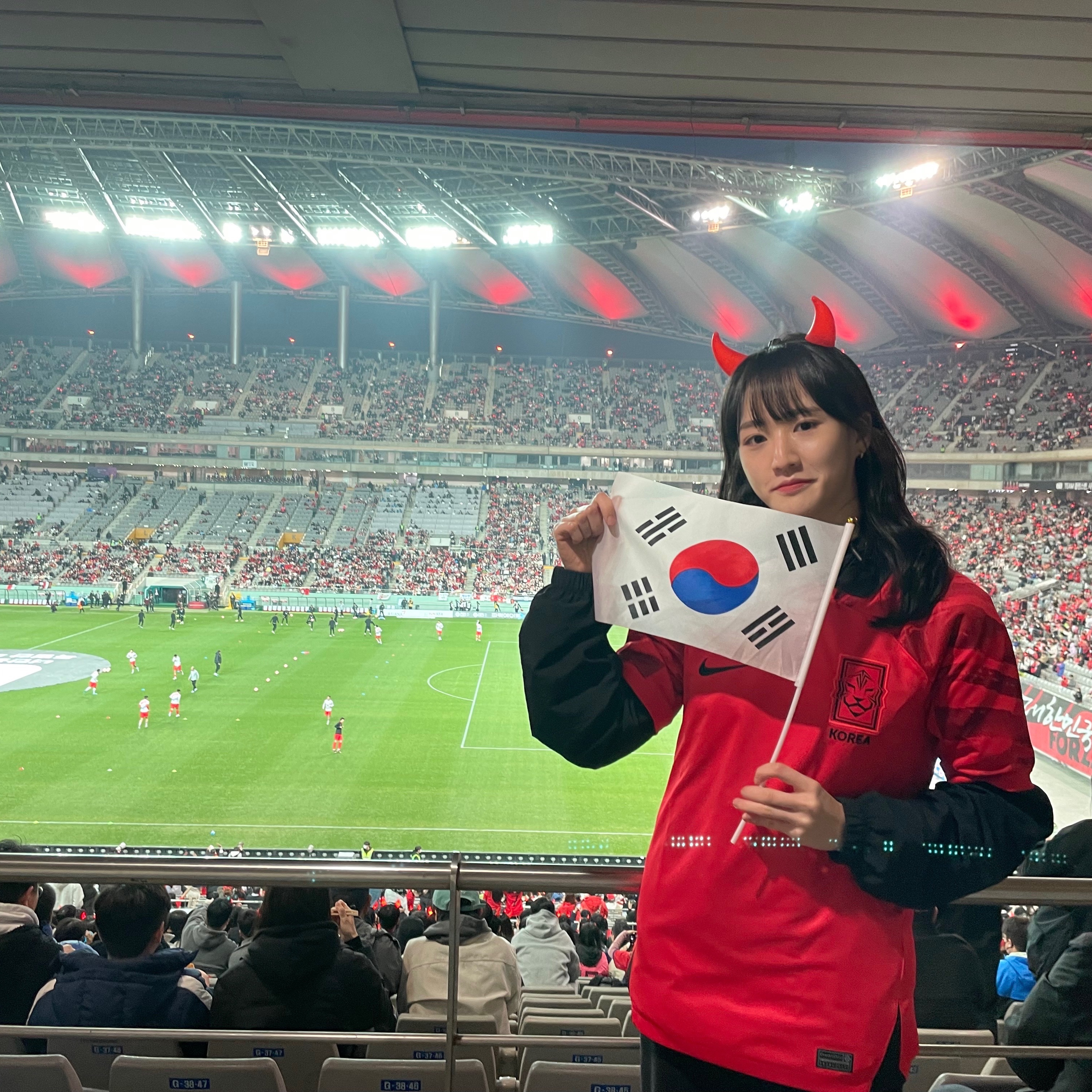 Nike Korea Dri-Fit Stadium Home SS Jersey Global Red - Asia (Non Marking Ver.) 착용 스타일
