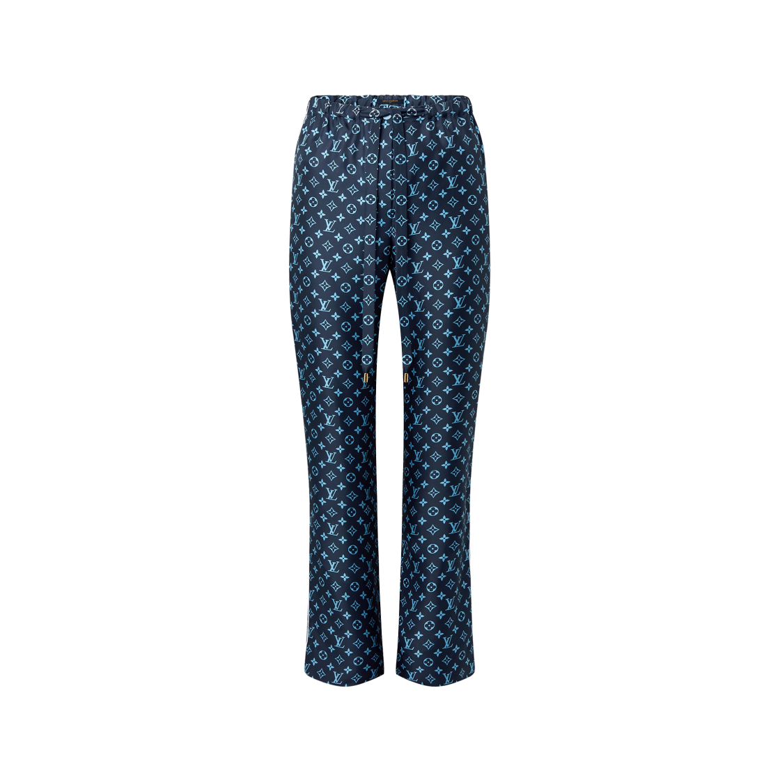 (W) Louis Vuitton Midnight Monogram Pajama Pants Marine Blue 상세 이미지 1