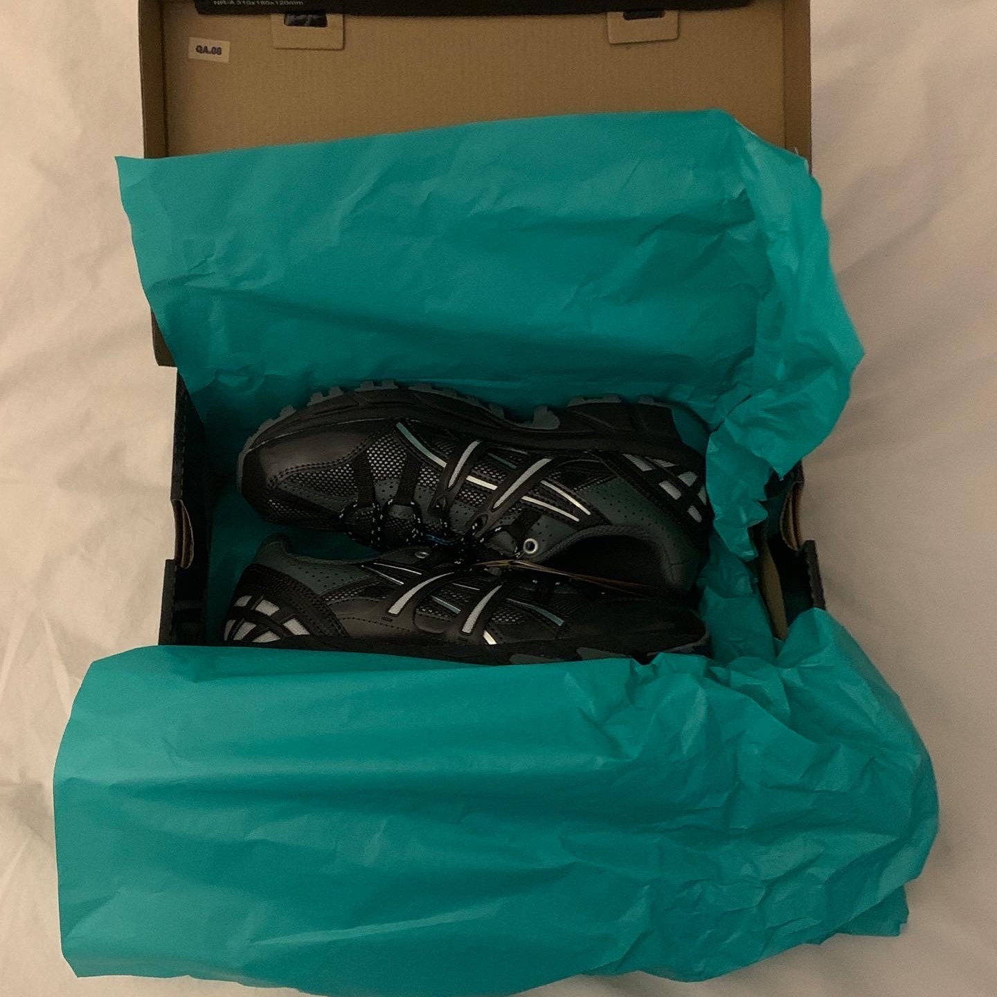 (W) Asics x Matin Kim Gel-Sonoma 15-50 Black Pure Silver 착용 스타일 - 3