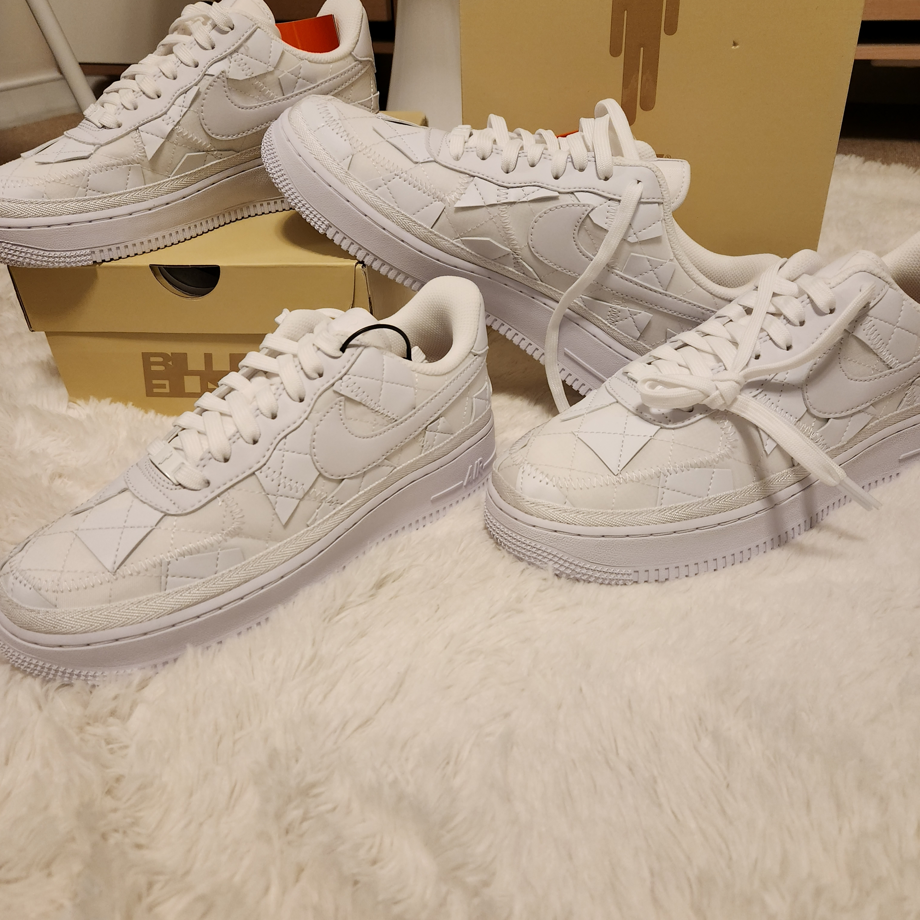 Nike x Billie Eilish Air Force 1 Low SP Triple White 착용 스타일 - 2
