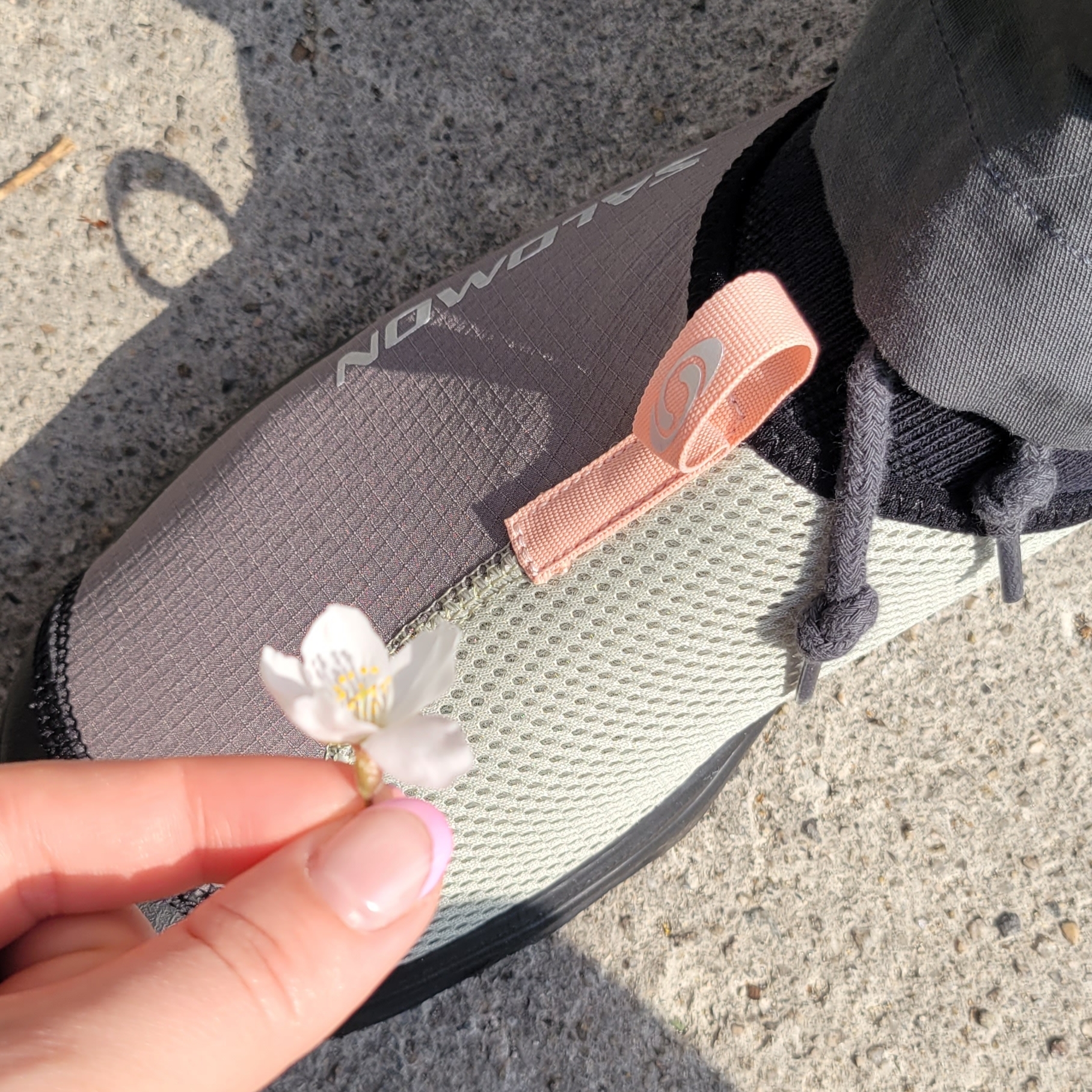 Salomon RX Slide 3.0 Pewter 착용 스타일 - 3