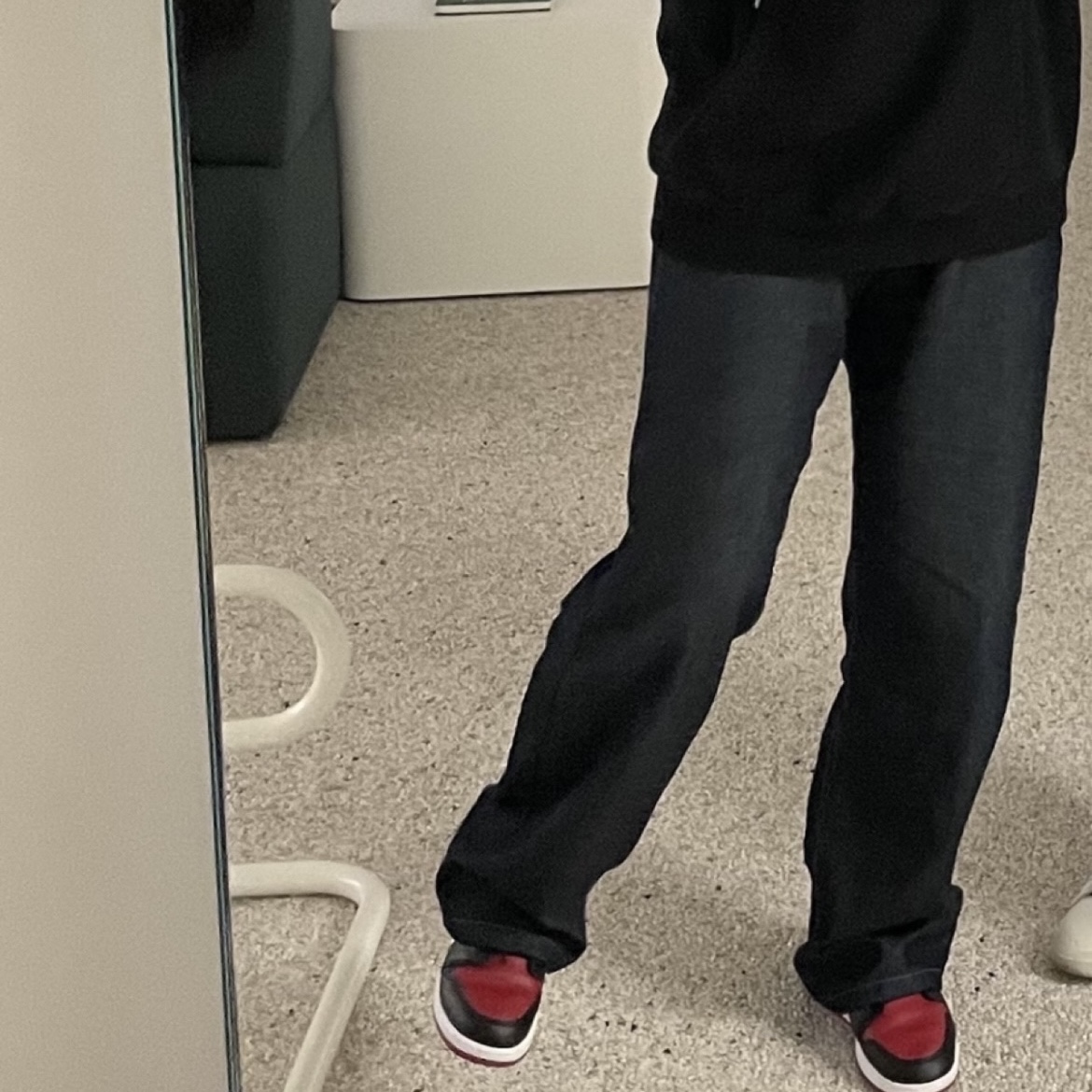 (GS) Jordan 1 Low Bred Toe 착용 스타일