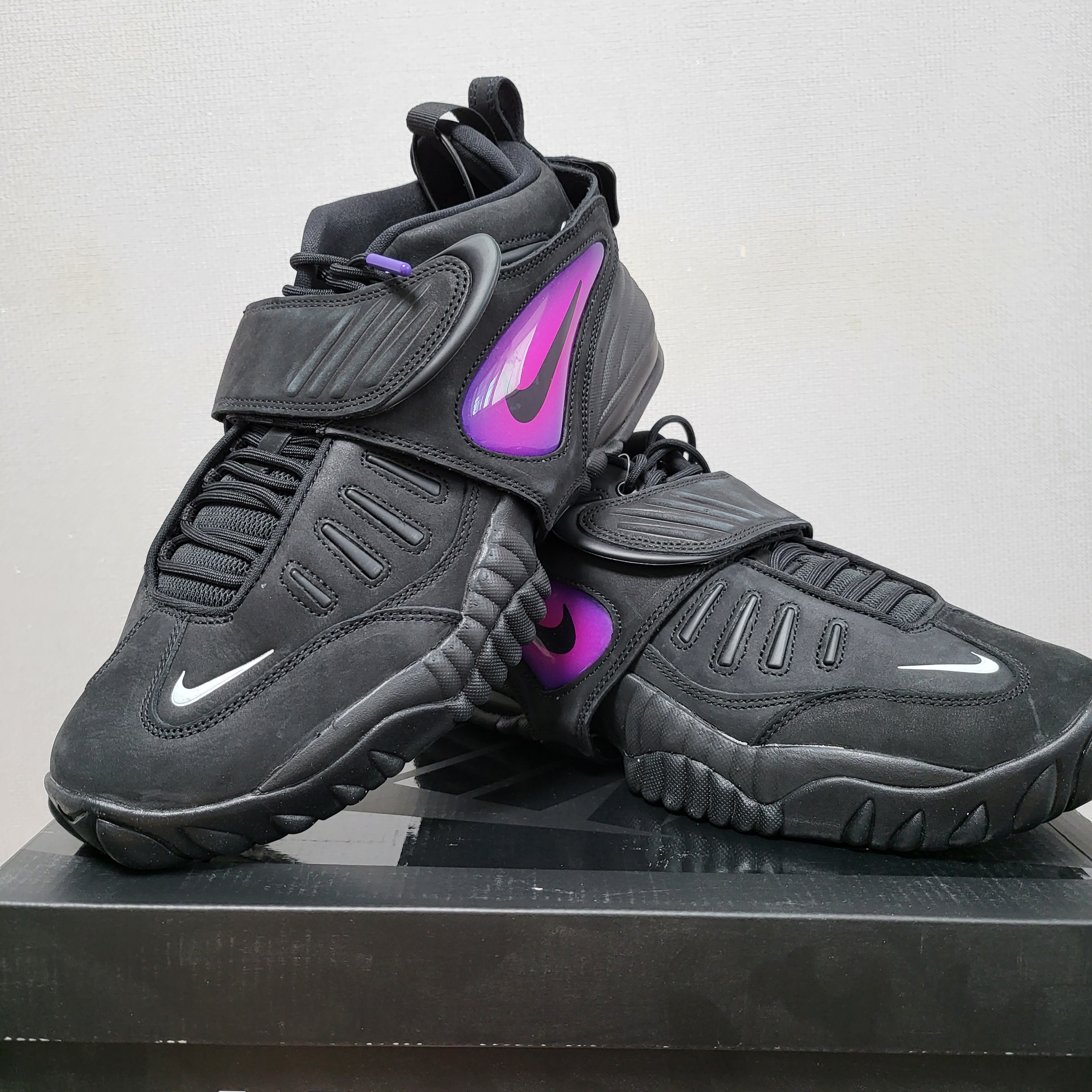 Nike x Ambush Air Adjust Force SP Black and Psychic Purple 착용 스타일 - 1
