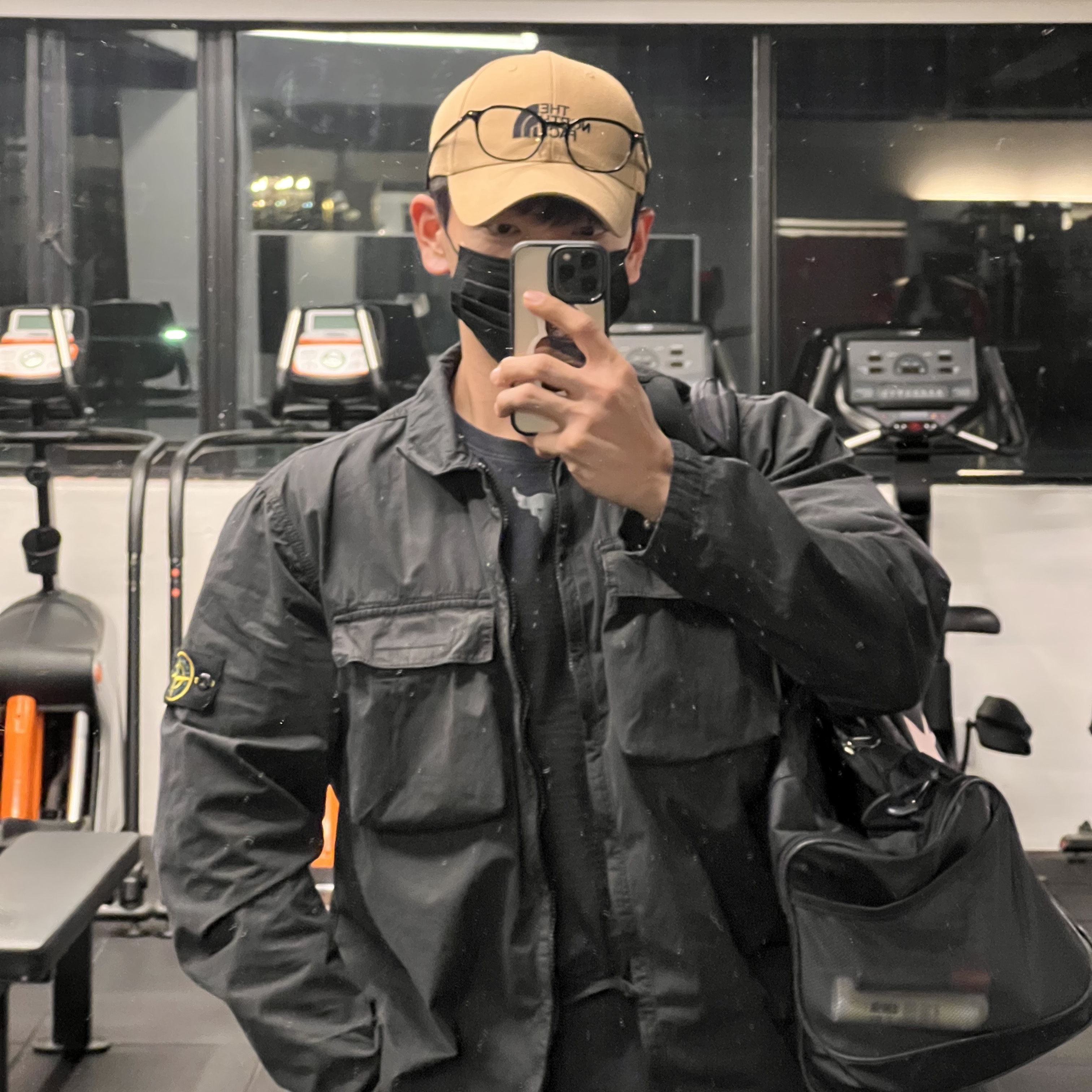 Stone Island 114WN T.CO+OLD Overshirt Black - 22SS 착용 스타일