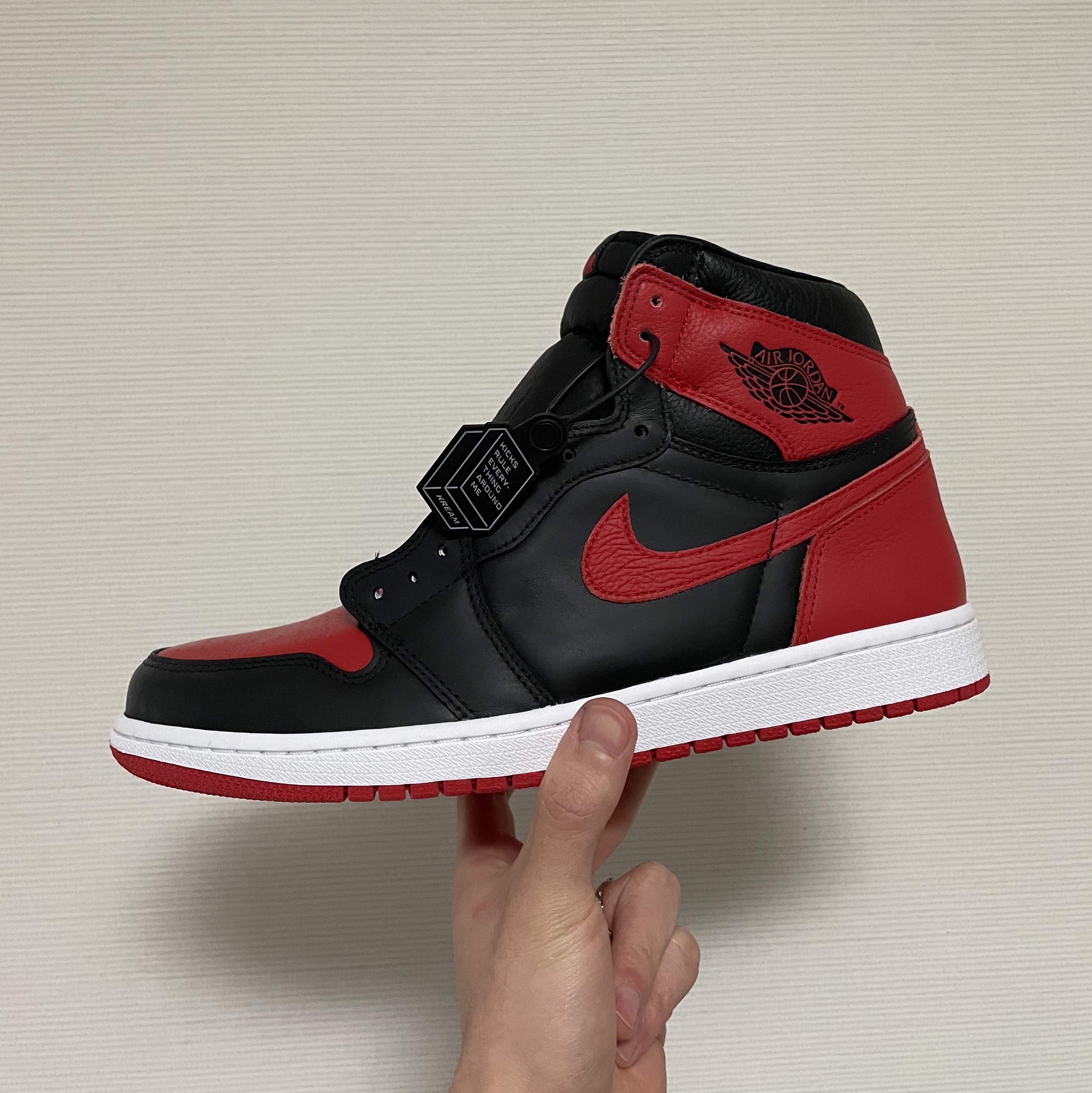 Jordan 1 Retro High OG Heritage, Jordan 1 High Golf White Black 착용 스타일 - 1