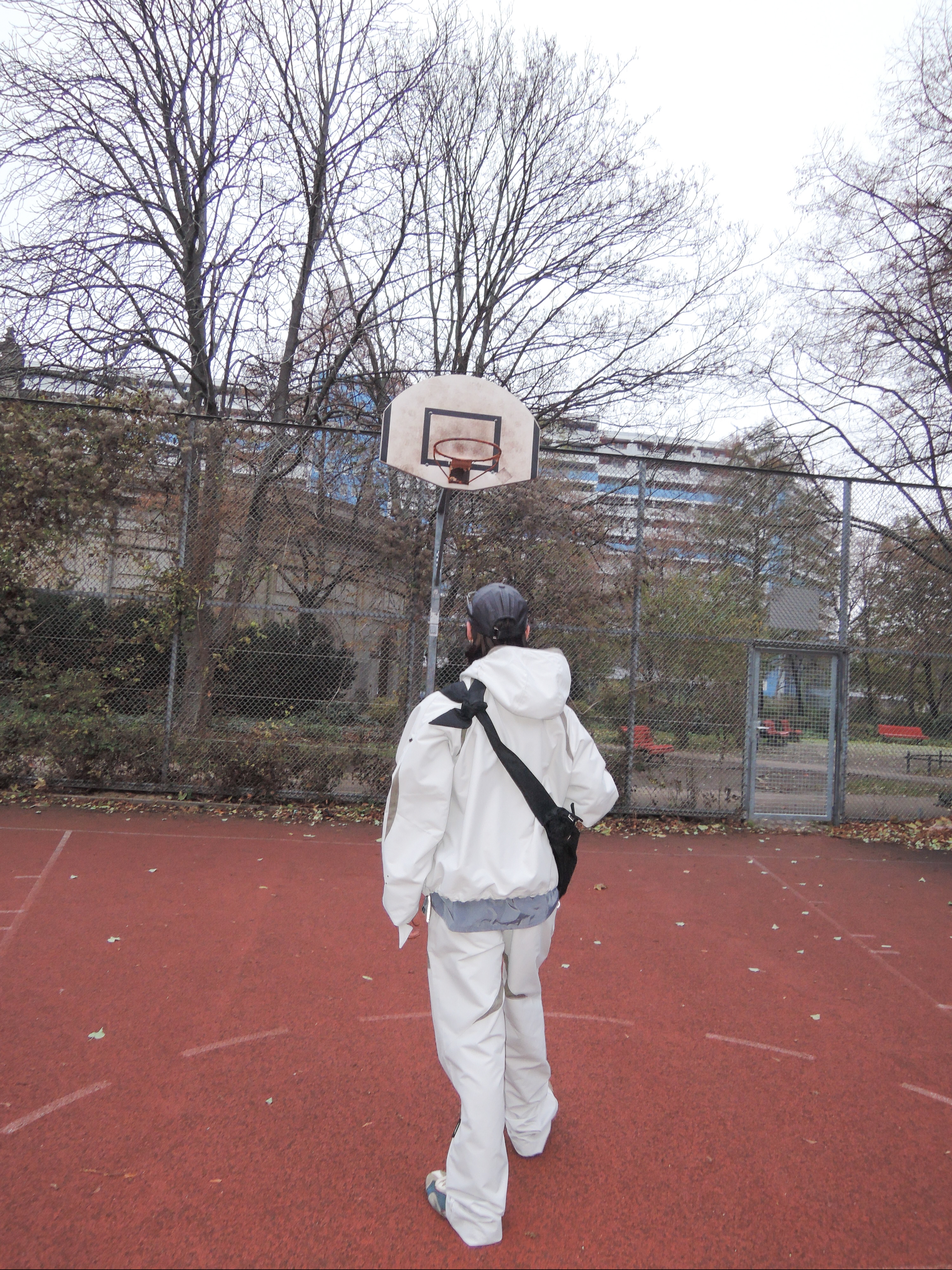 Opening Project Ripstop Hooded Jumper Light Grey, Opening Project Ripstop Split Pants Light Grey 착용 스타일 - 3