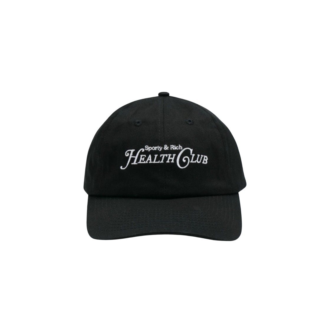 Sporty & Rich Health Club Cap Black 상세 이미지 1