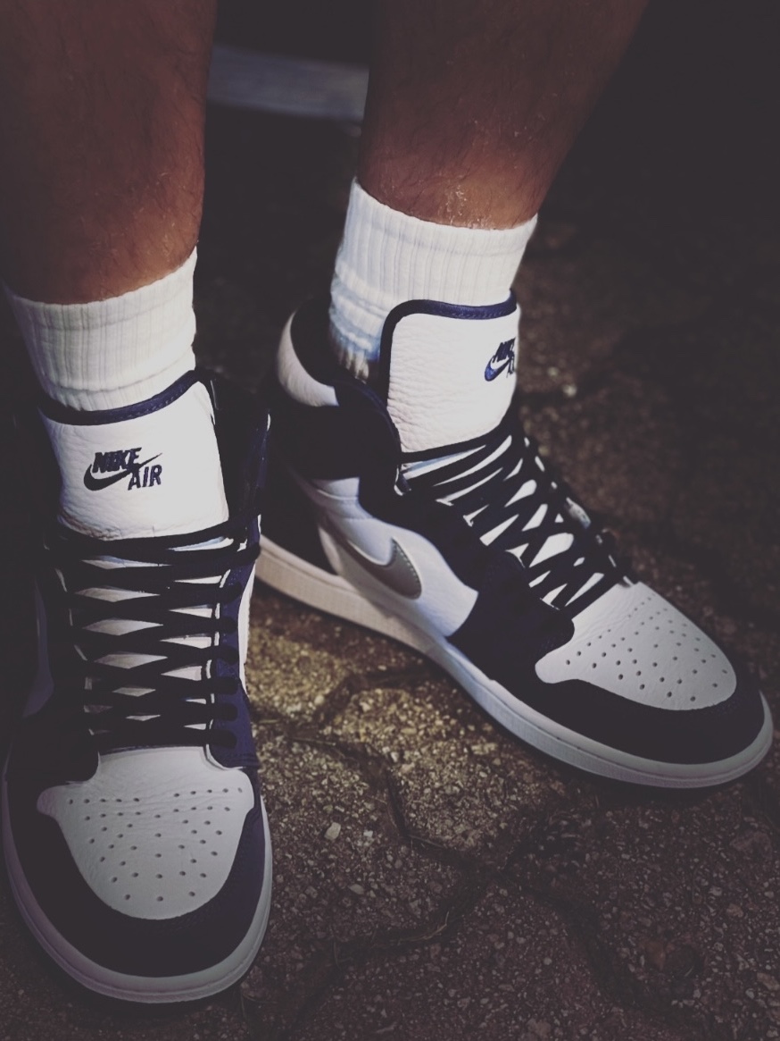 Jordan 1 Retro High OG CO.JP Midnight Navy 착용 스타일