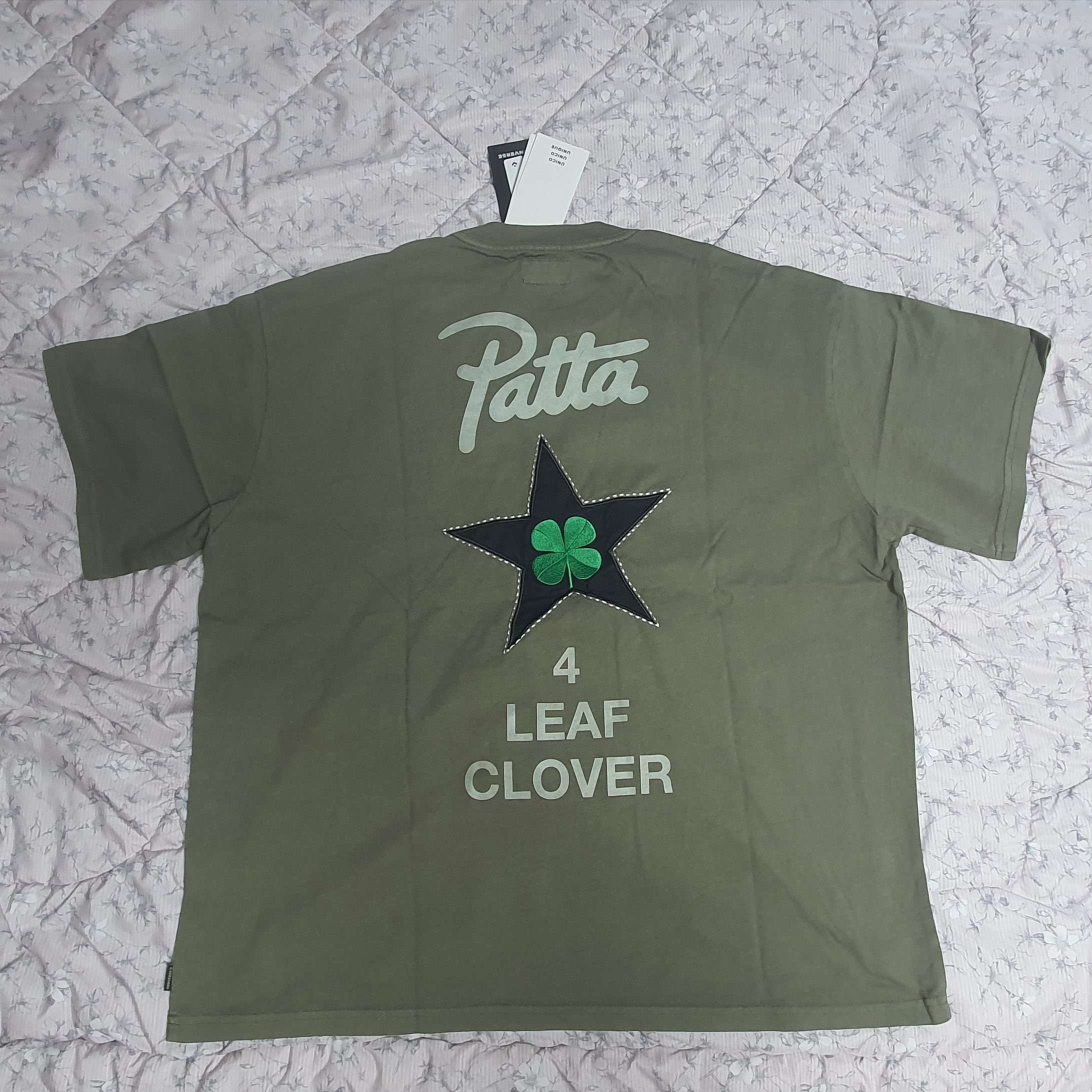 Converse x Patta Four Leaf Clover Short Sleeve T-Shirt Black, Palace M-Zone Mutant Ripper T-Shirt Black - 21SS 착용 스타일 - 3