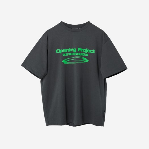 오프닝프로젝트 아이덴티티 티셔츠 차콜