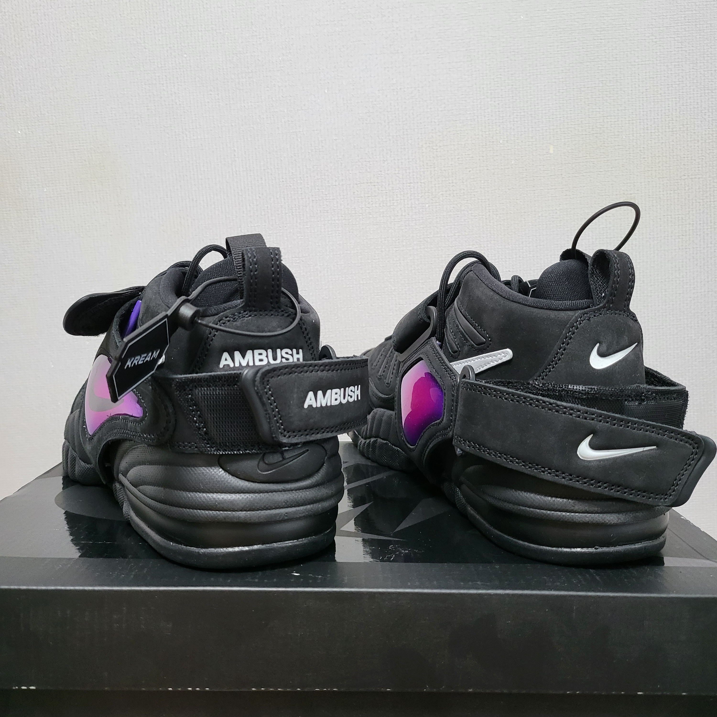 Nike x Ambush Air Adjust Force SP Black and Psychic Purple 착용 스타일 - 4