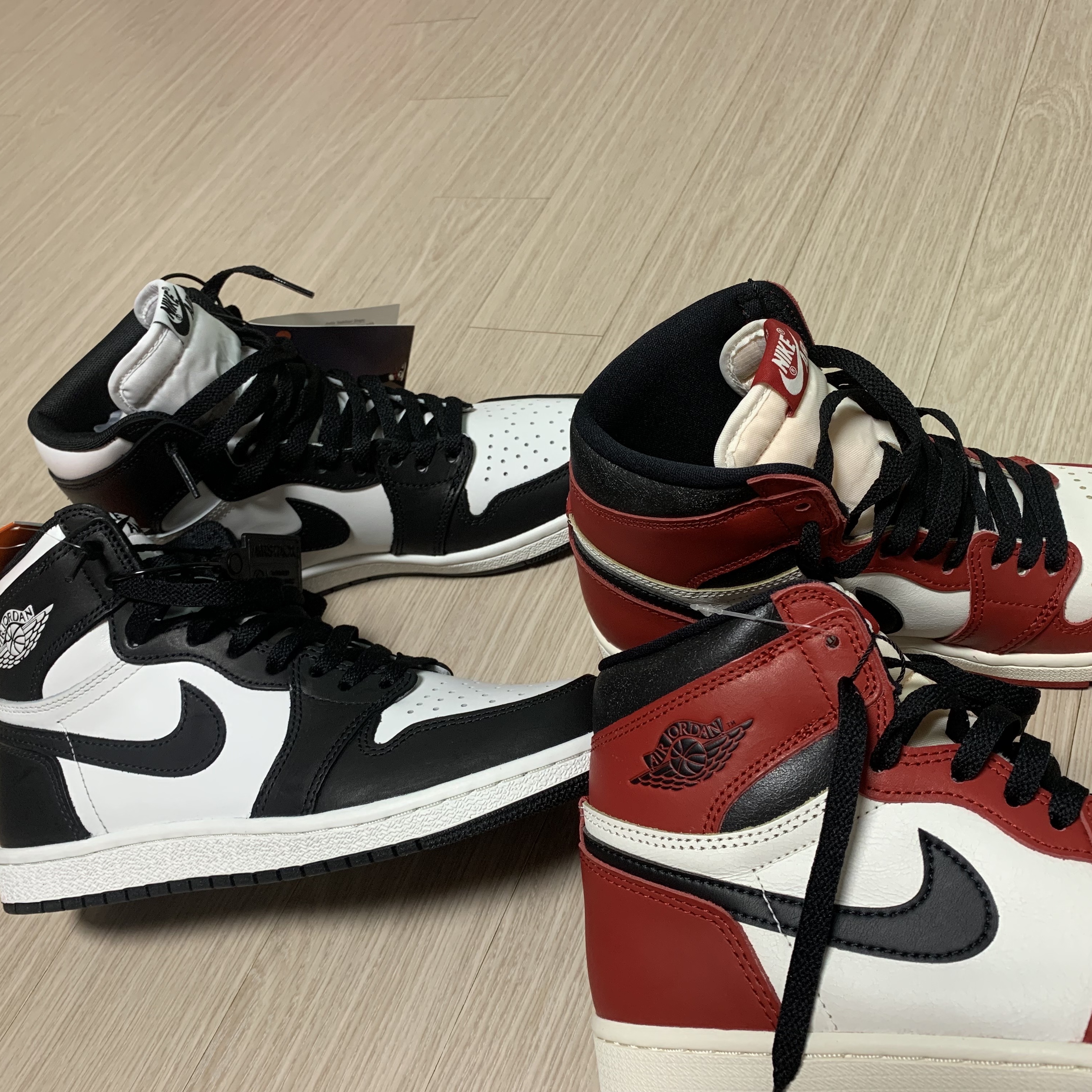 Jordan 1 Retro High OG Chicago 2022, Jordan 1 High 85 Black White 착용 스타일 - 4