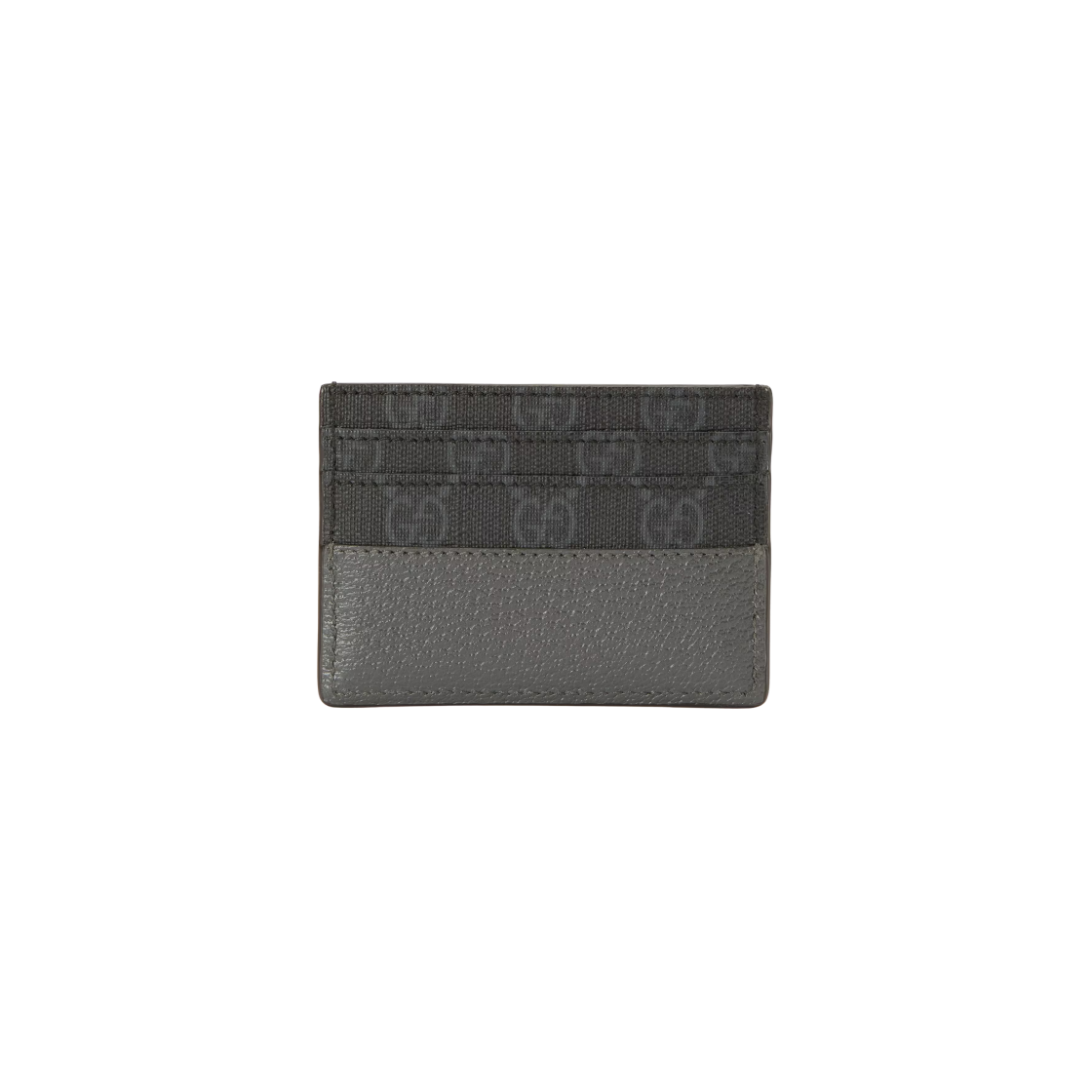 Gucci Interlocking G Supreme Cut-Out Card Case Black Grey 상세 이미지 4