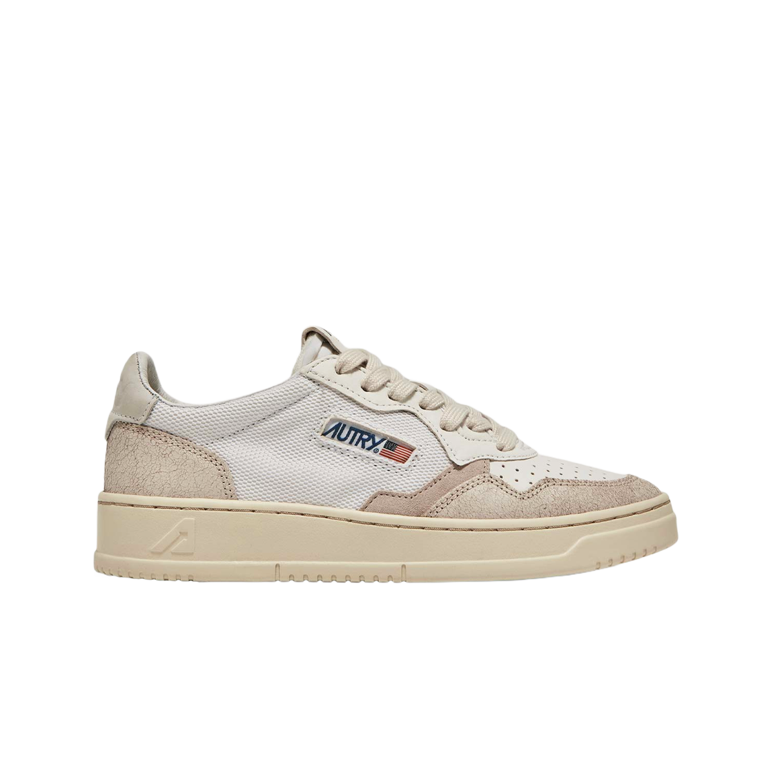 오트리 메달리스트 로우 레더 스니커즈 화이트(Autry Medalist Low Leather Sneakers White)