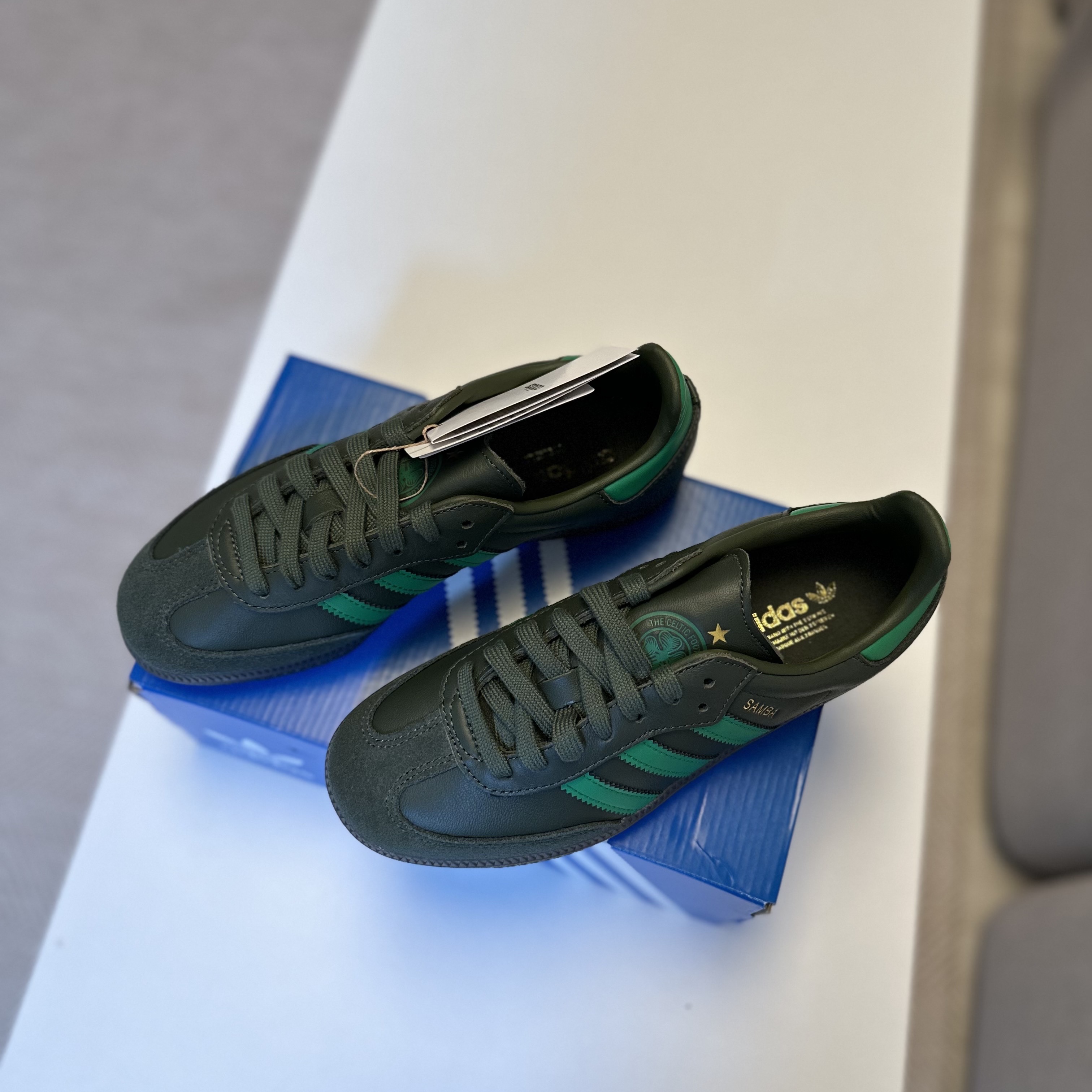 Adidas Samba Team Shadow Green 착용 스타일