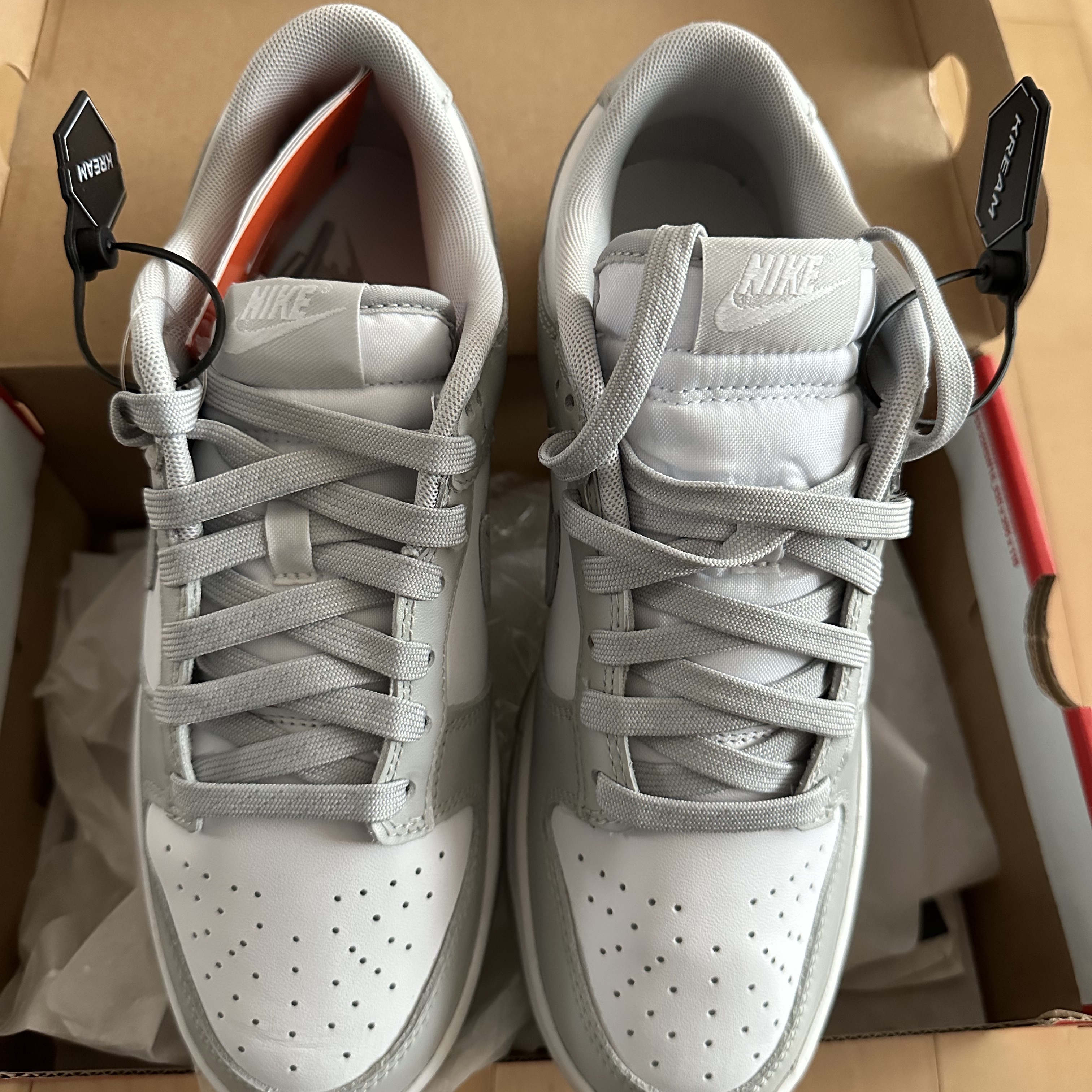 Nike Dunk Low Retro Grey Fog 착용 스타일 - 2