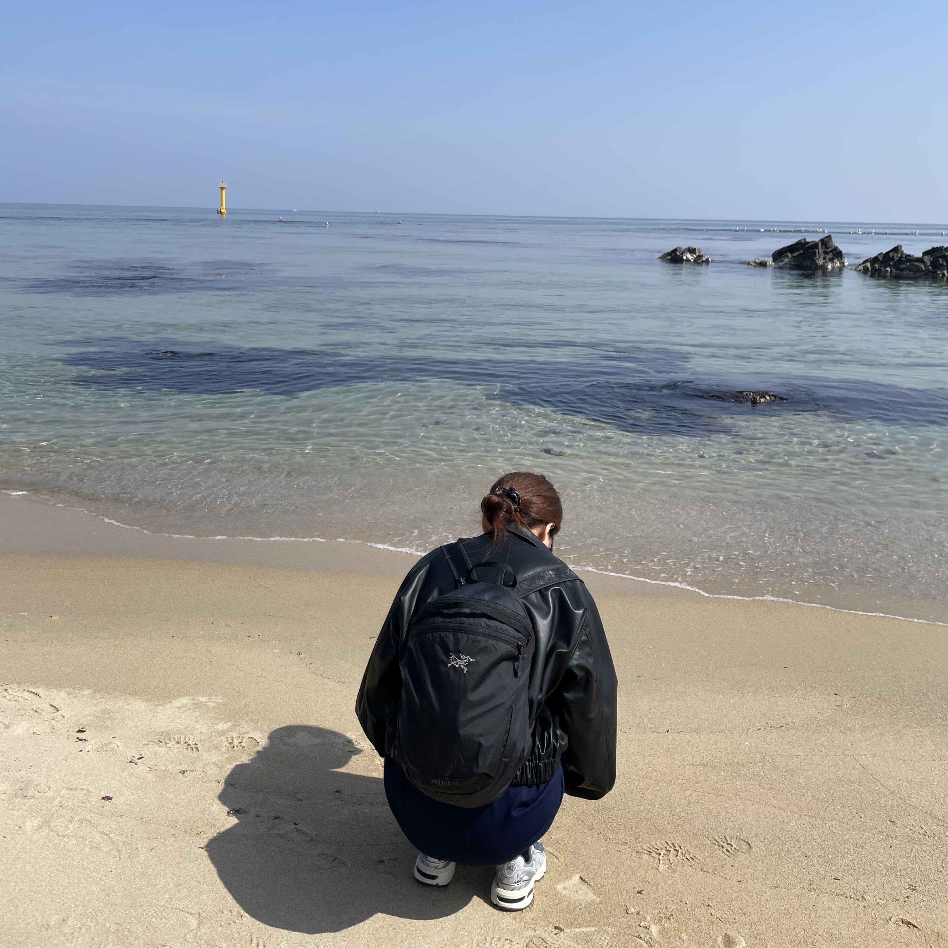 Arc'teryx Heliad 15 Backpack Black 착용 스타일 - 2