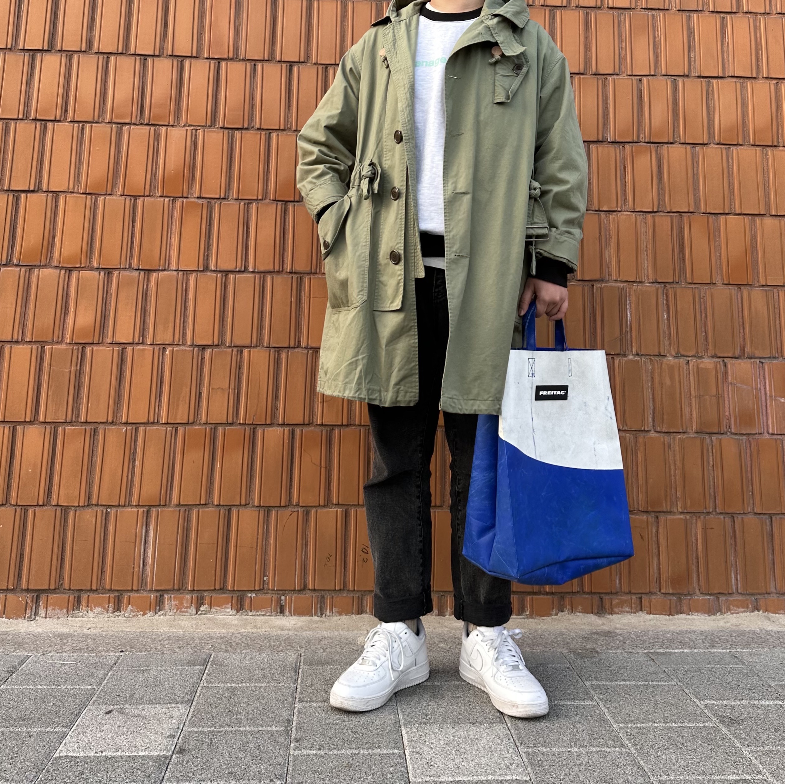 Nike Air Force 1 '07 Low White 착용 스타일
