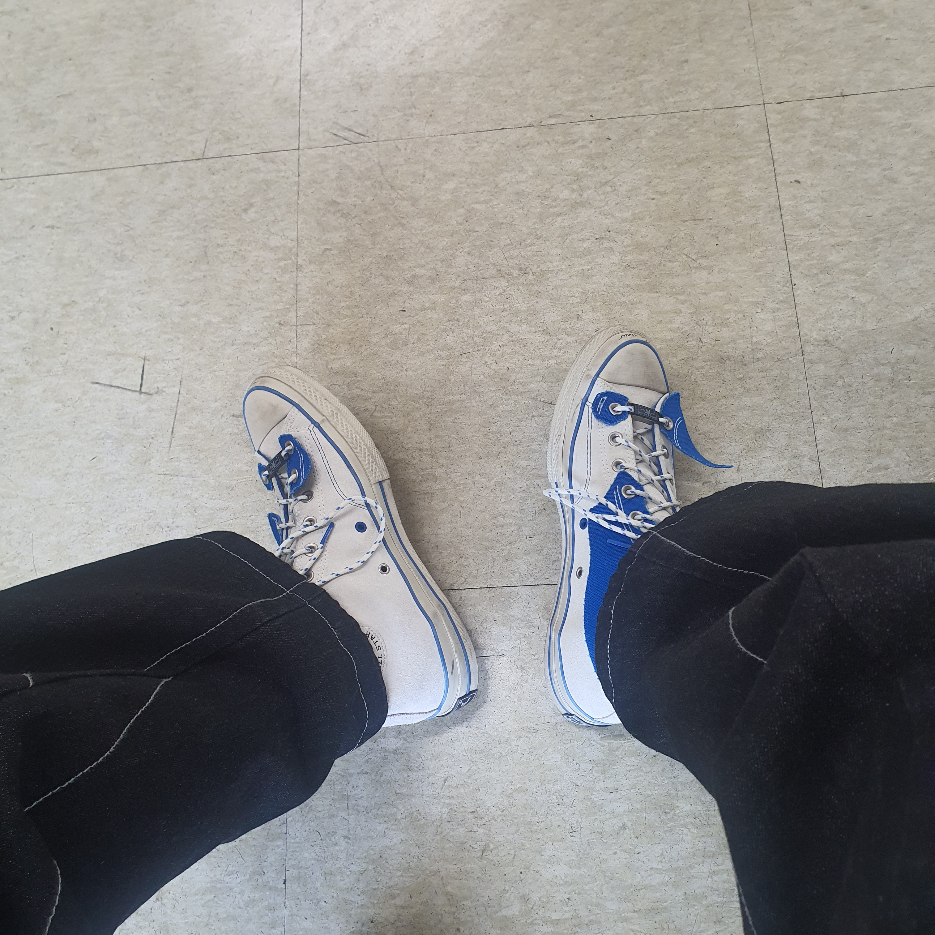 Converse x Ader Error Chuck 70 High White 착용 스타일