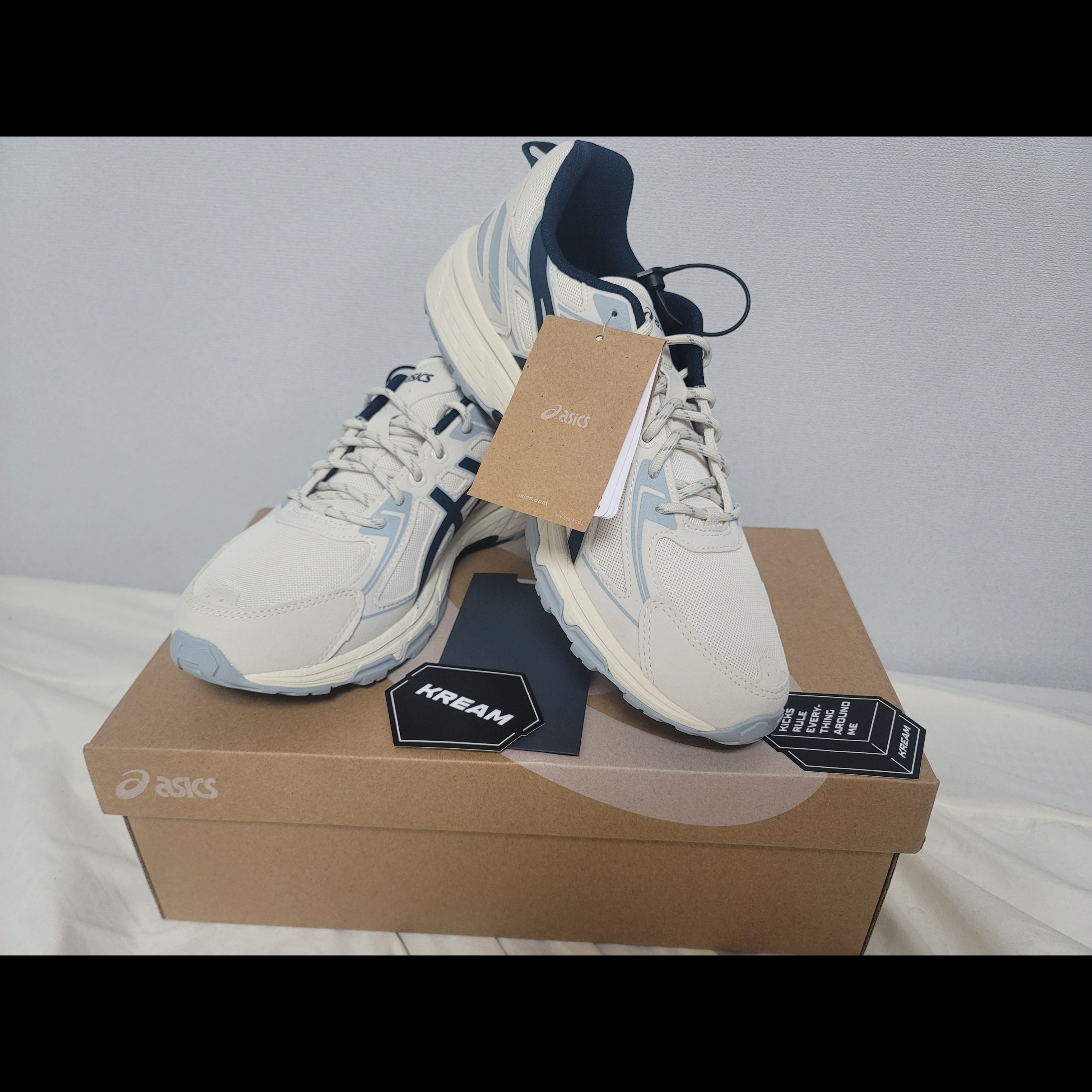 Asics Gel-Venture 6 SPS Birch French Blue 착용 스타일