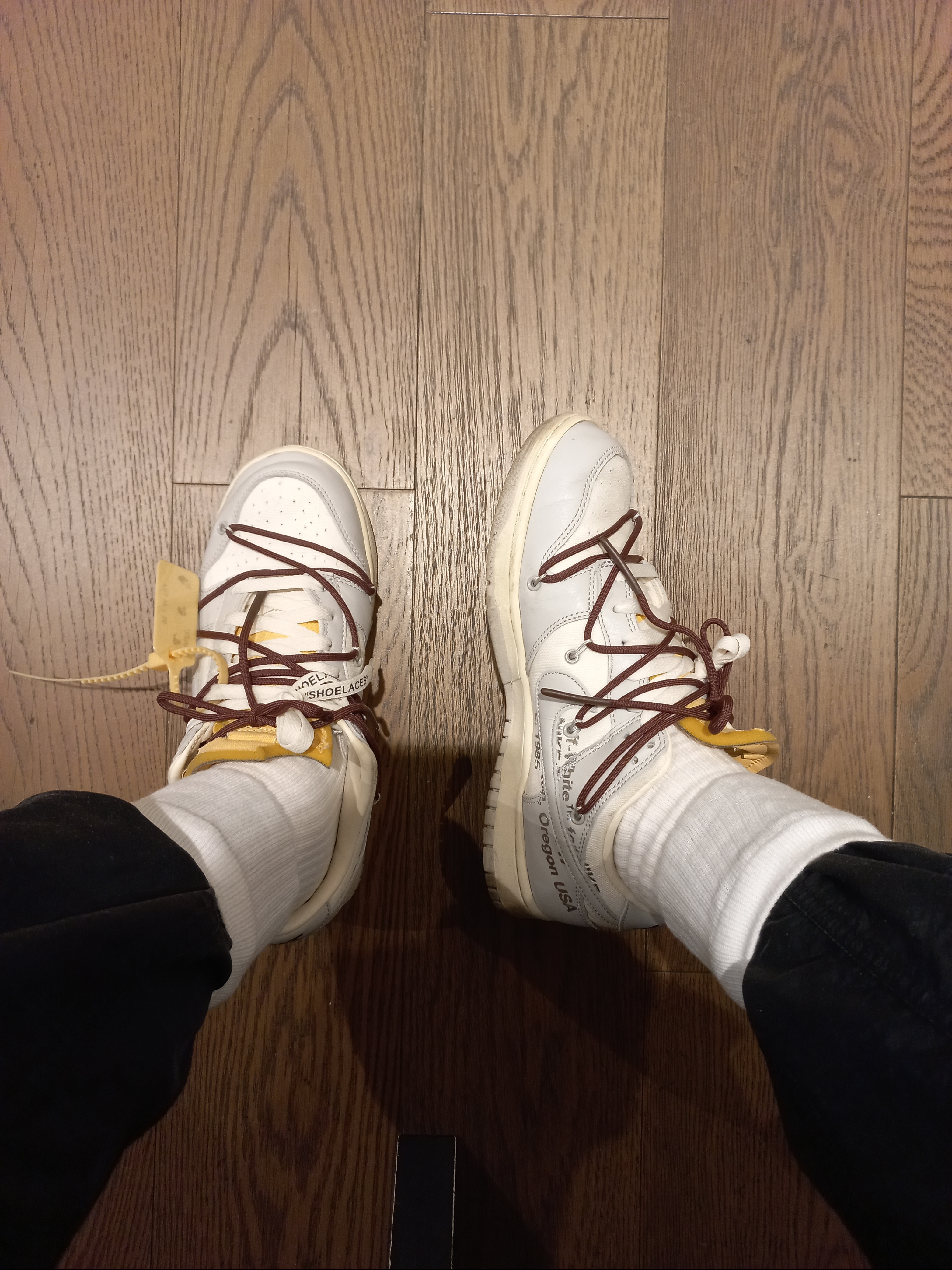 Nike x Off-White Dunk Low The 50 - Lot 46 착용 스타일