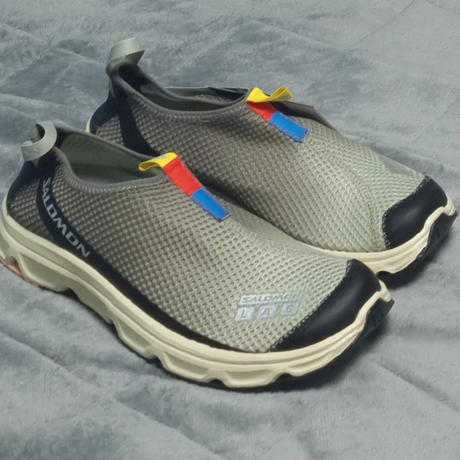 Salomon RX Moc 3.0 Pewter Desert 착용 스타일