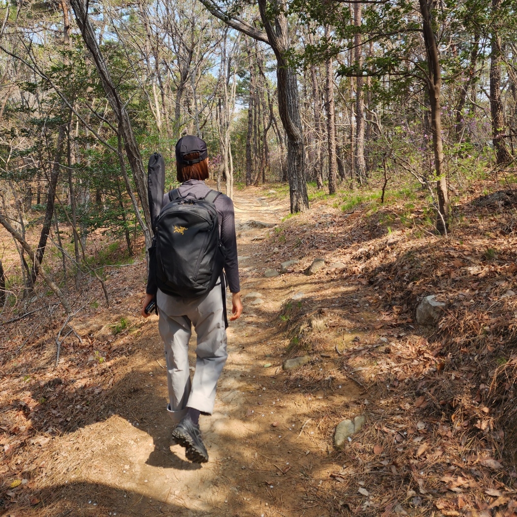 Arc'teryx Mantis 26 Backpack Black 착용 스타일