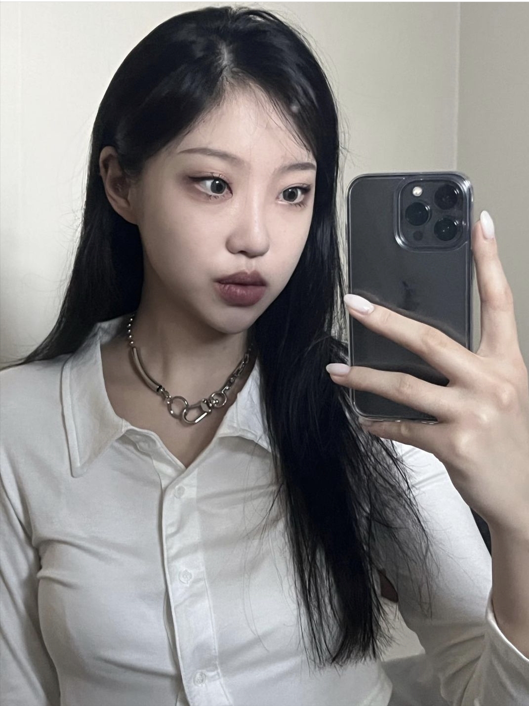 Sentiments No.251 Necklace Silver 착용 스타일
