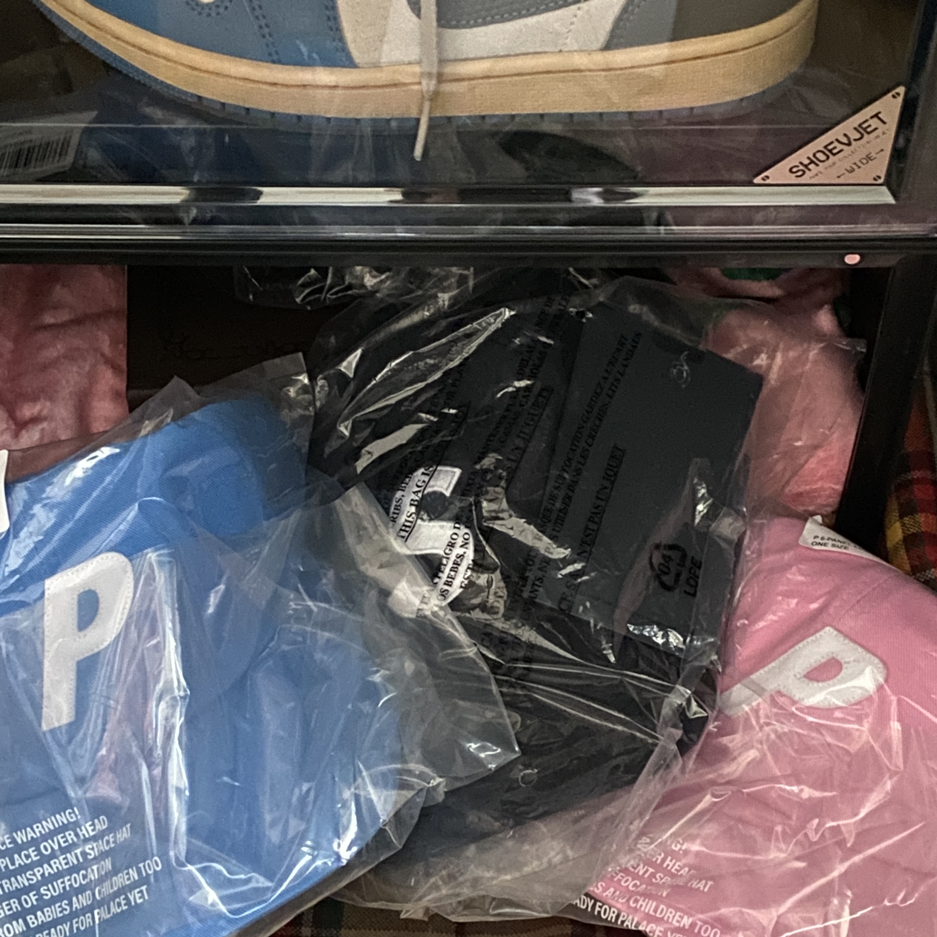 Jordan 1 Low SE Tokyo 96, Supreme Cordura Ripstop S Logo 6-Panel Black - 23SS 착용 스타일 - 2