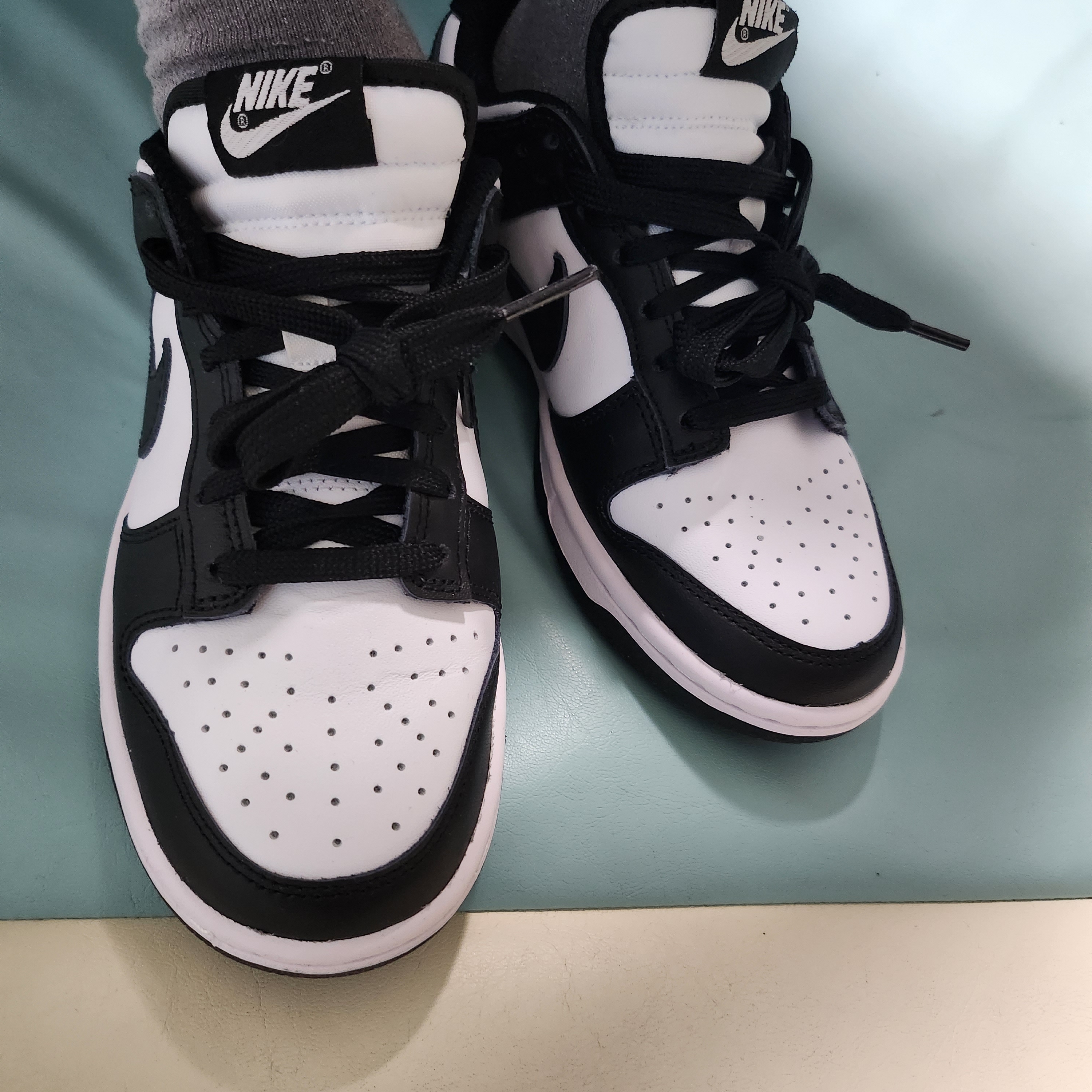 (W) Nike Dunk Low Black 착용 스타일