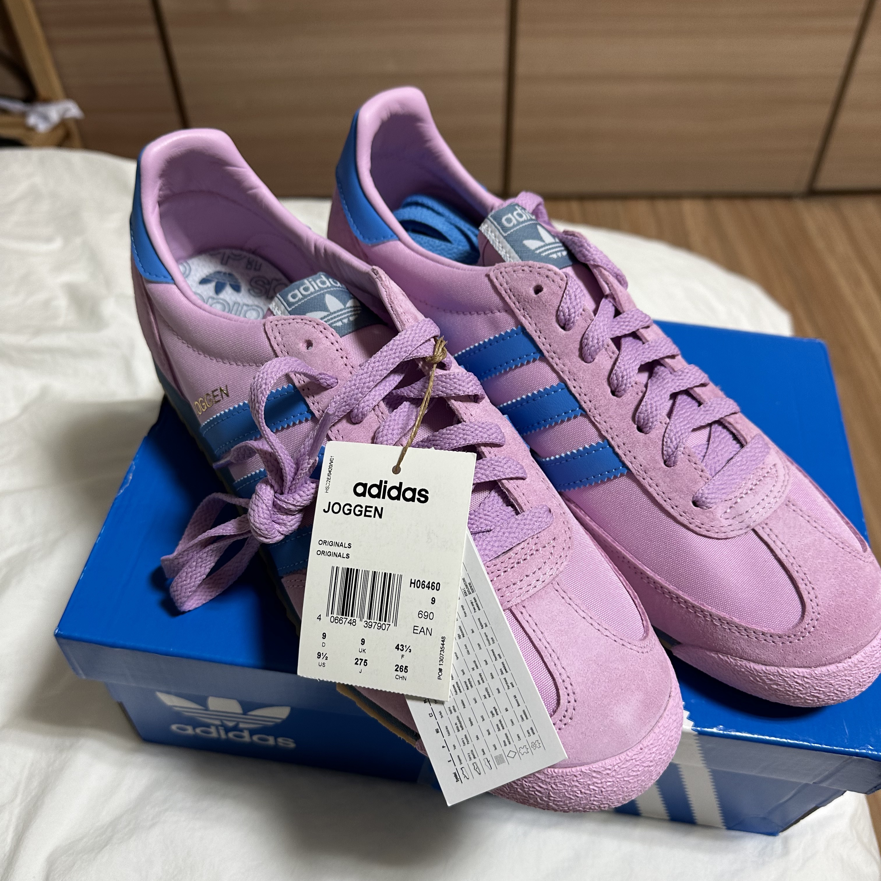 Adidas Joggen OG Bliss Lilac - Size? Exclusive 착용 스타일 - 5
