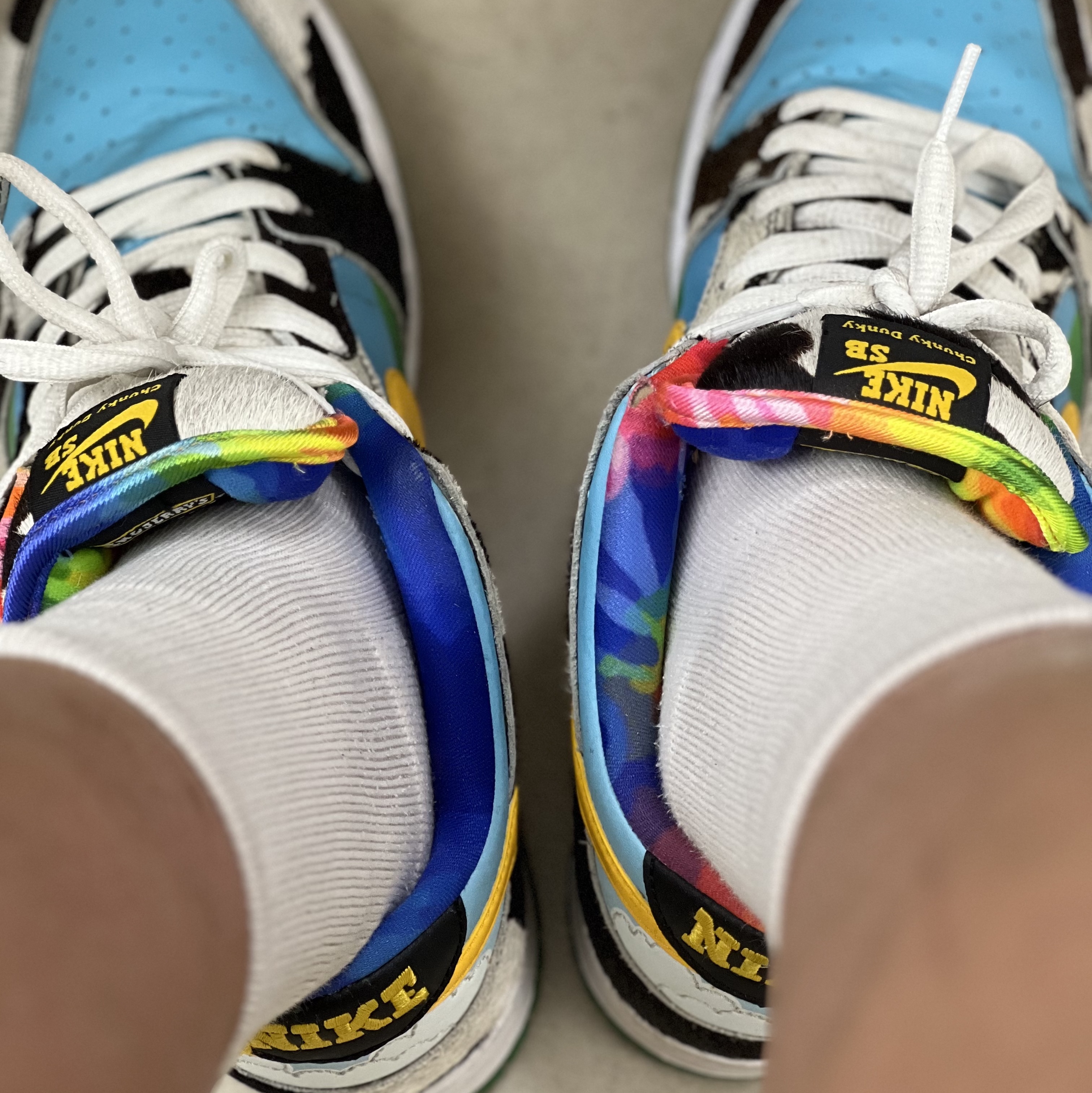 Nike x Ben & Jerry's SB Dunk Low Chunky Dunky 착용 스타일