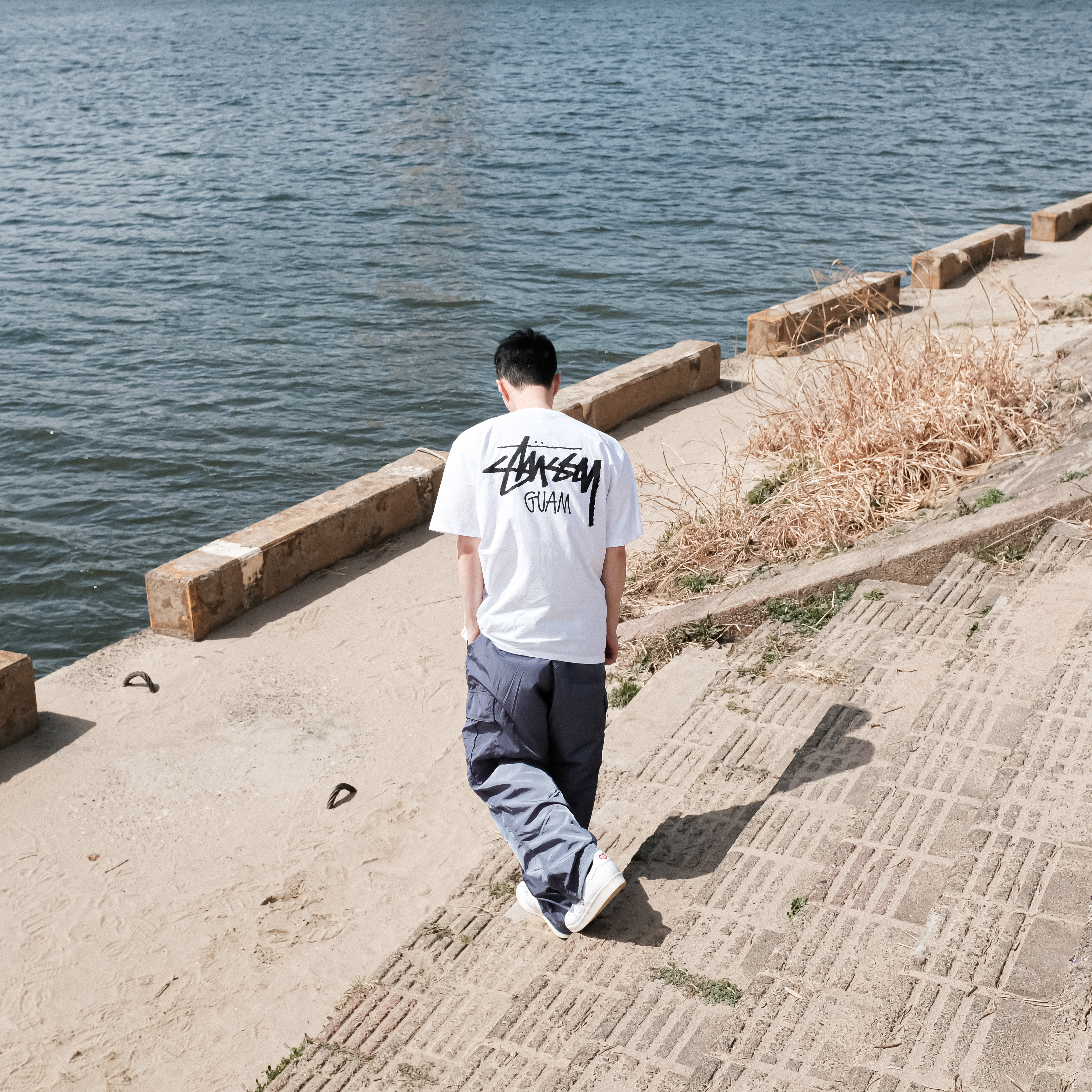Adidas x Human Made Superstar White 착용 스타일 - 2