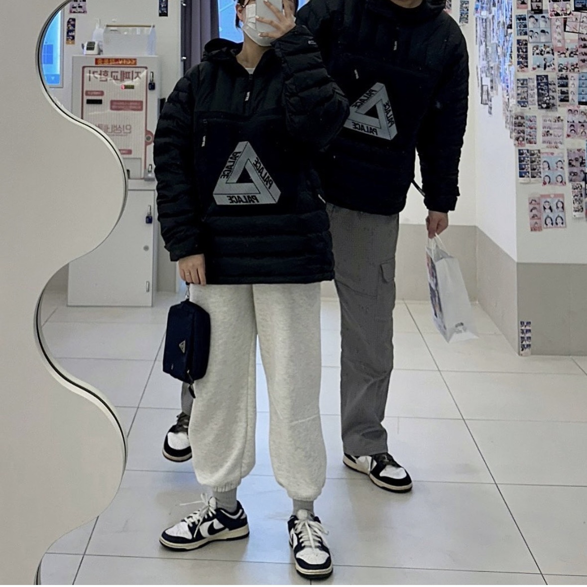 Palace Pertex Q-Lite Down Jacket Black - 22SS, (W) Nike Dunk Low Vintage Midnight Navy 착용 스타일