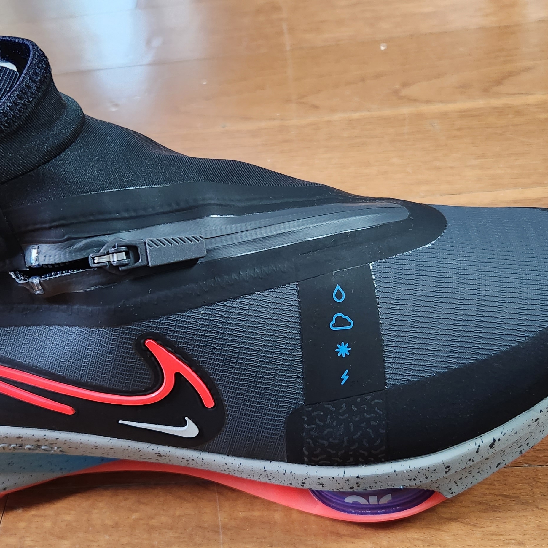 Nike Air Zoom Infinity Tour 2 Shield Wide Anthracite 착용 스타일 - 2