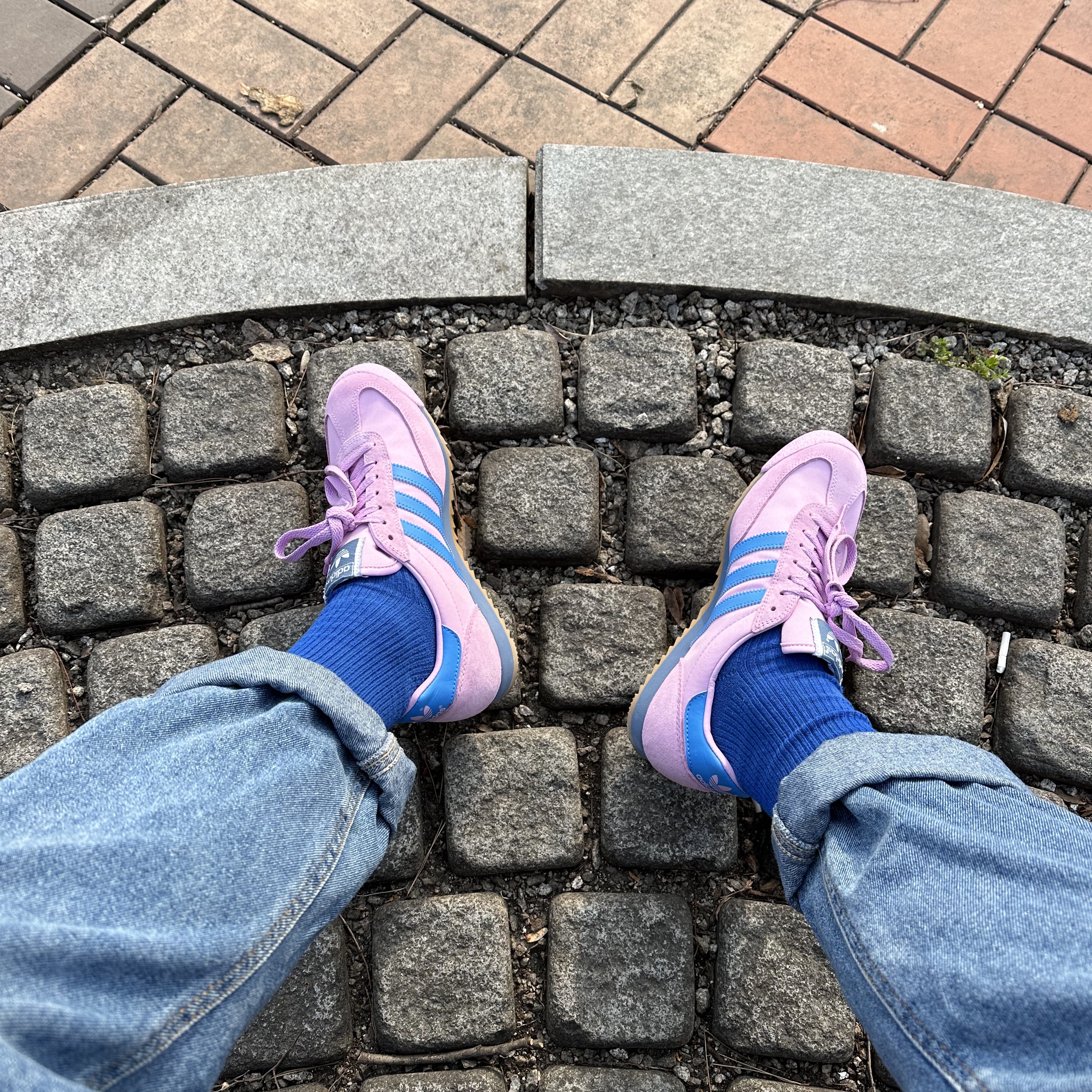 Adidas Joggen OG Bliss Lilac - Size? Exclusive 착용 스타일 - 4