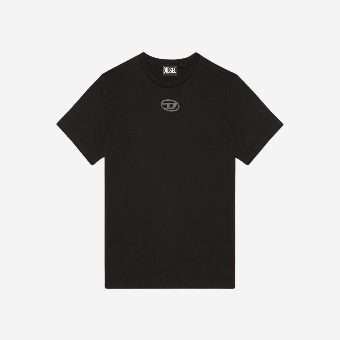 Diesel T-Diegor-G13 Raised Oval D Logo T-Shirt Black 상세 이미지 1