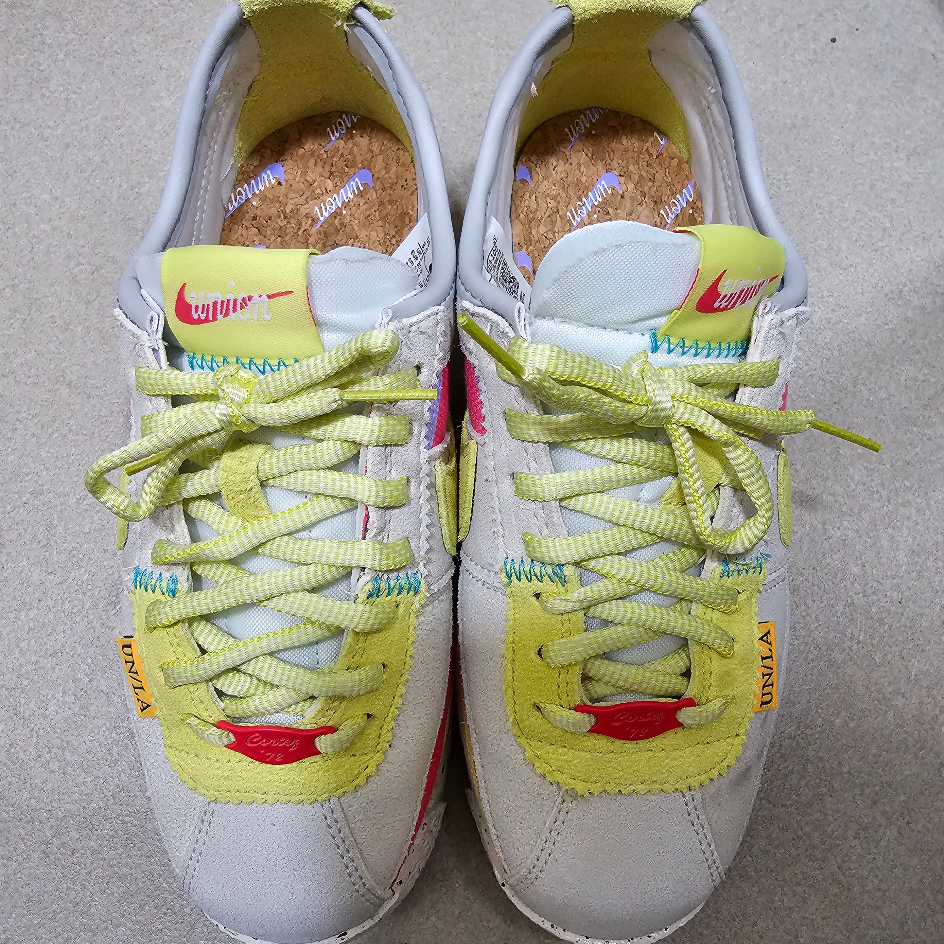 Nike x Union Cortez SP Lemon Frost 착용 스타일 - 2